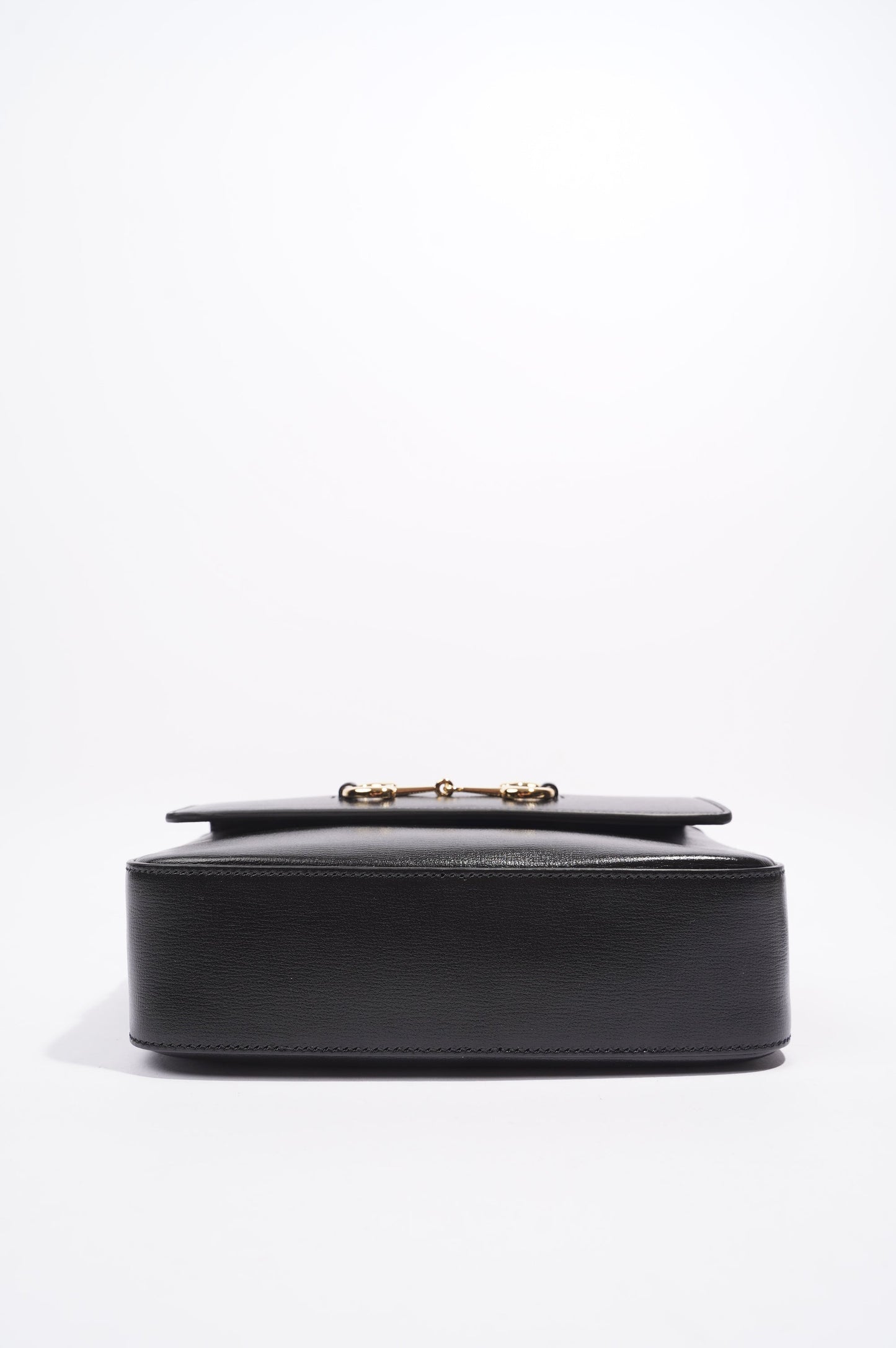 Gucci Horsebit 1955 Small Shoulder Bag Black Black Leather Small