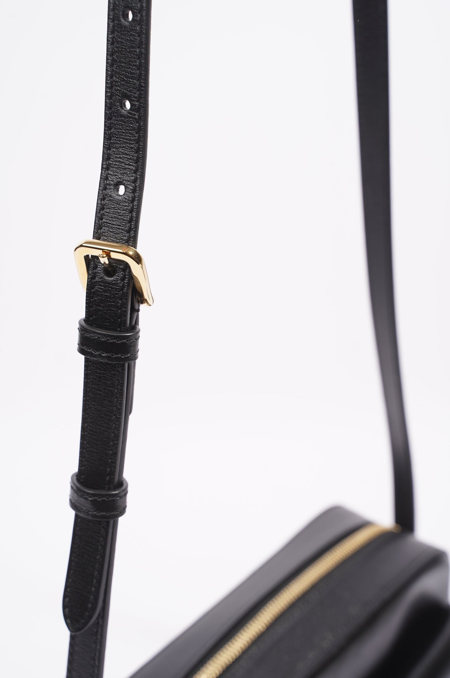 Gucci Horsebit 1955 Small Shoulder Bag Black Black Leather Small