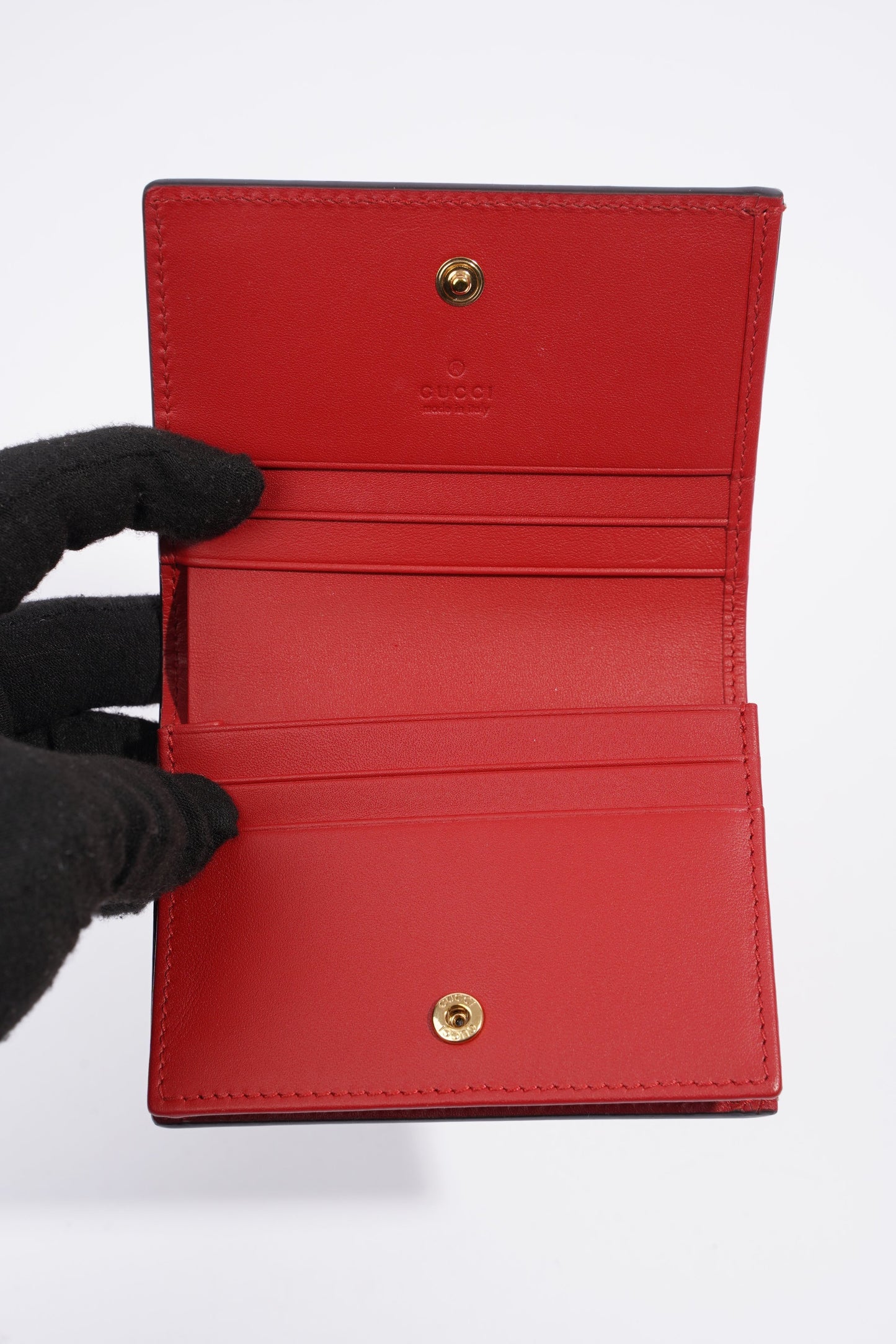 Gucci Bi-Fold Wallet Supreme / Bloom Coated Canvas