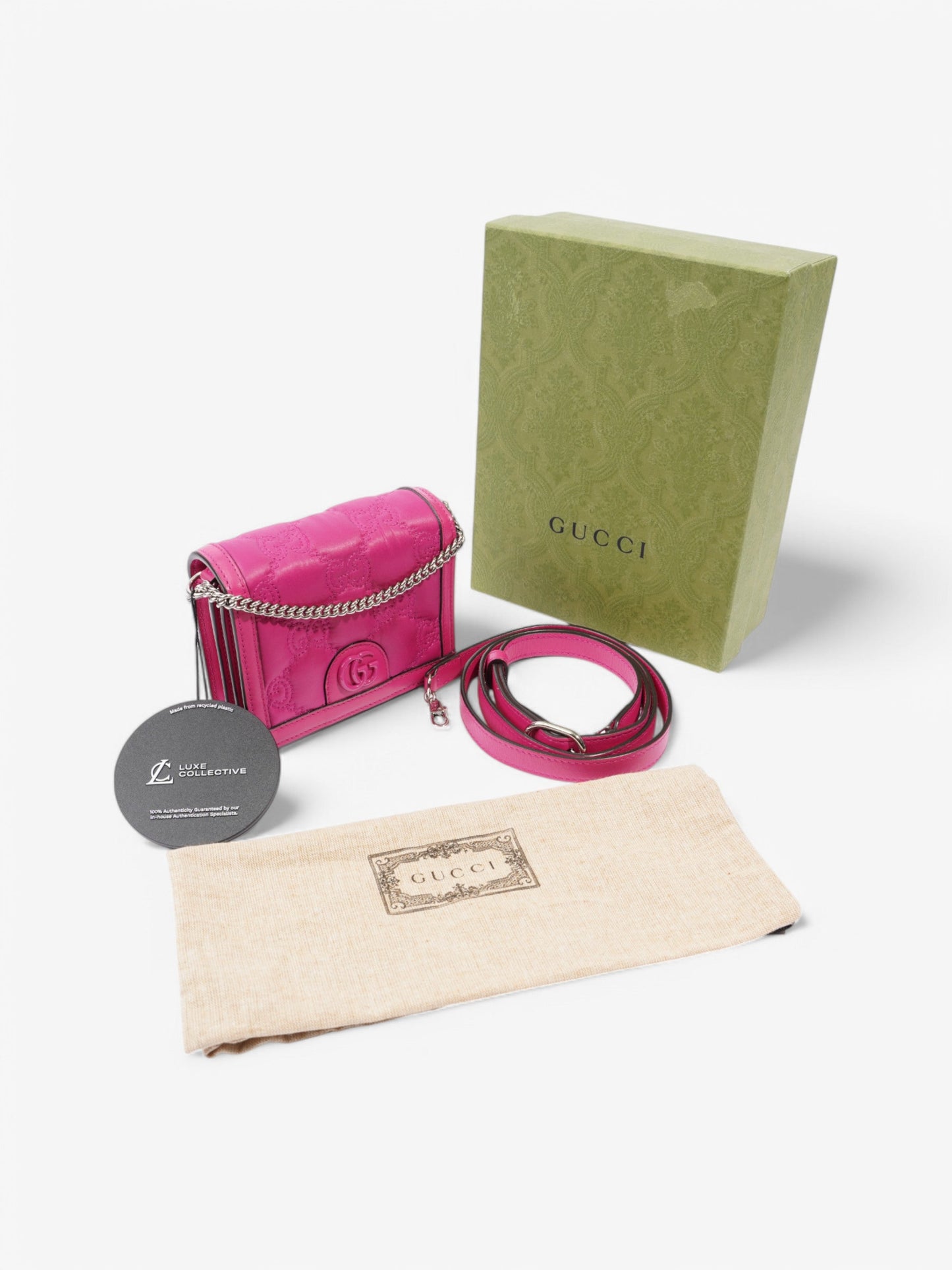Gucci Lovely Bag Bright Pink Calfskin Leather Mini
