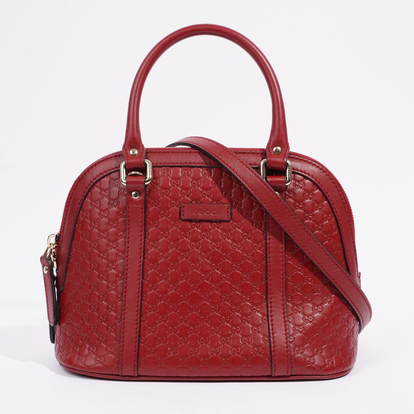 Gucci Microguccissima Mini Dome Red Leather