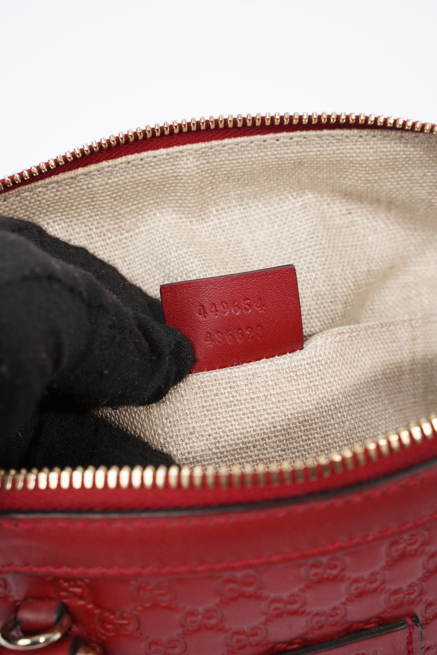 Gucci Microguccissima Mini Dome Red Leather