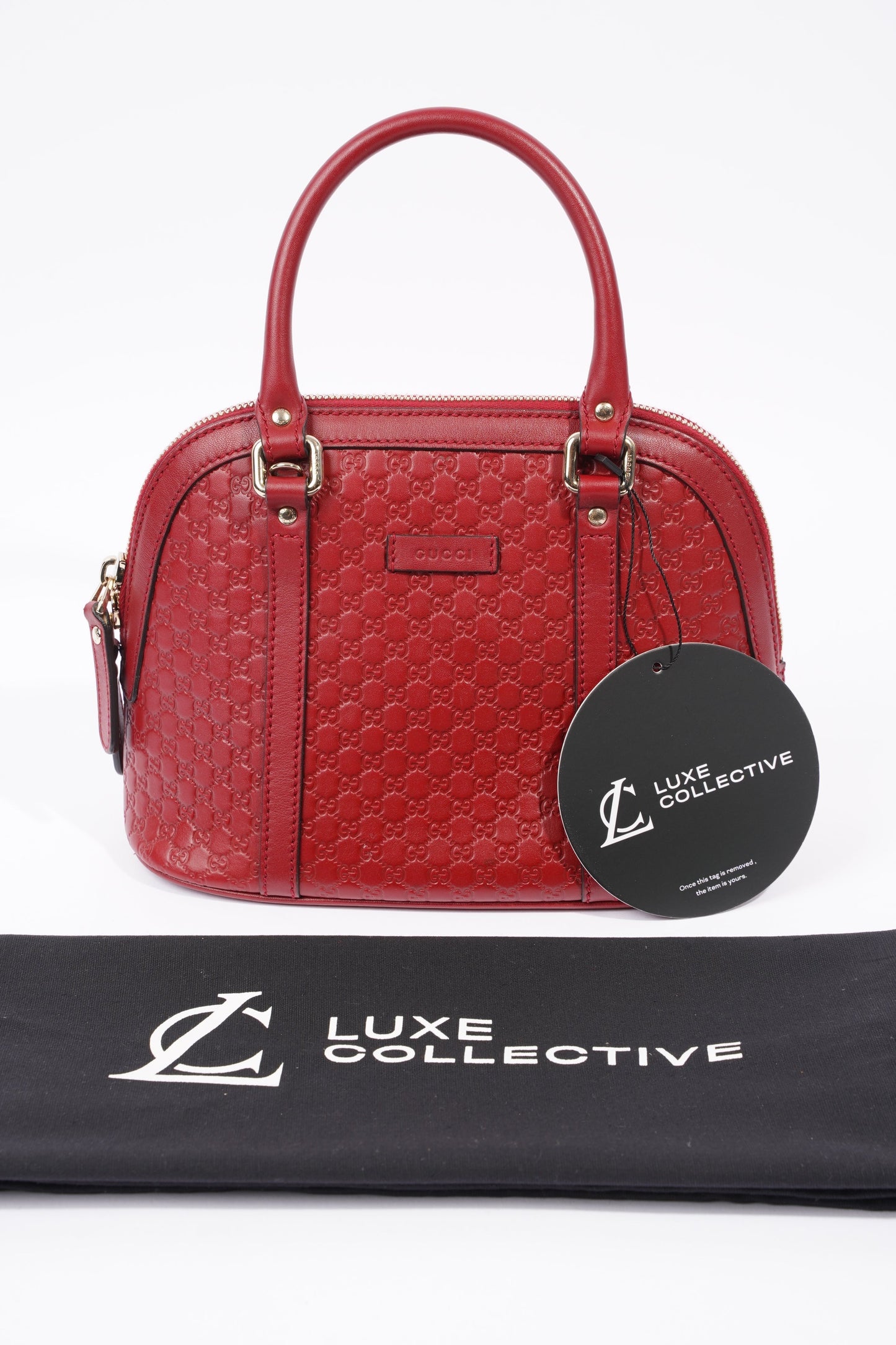 Gucci Microguccissima Mini Dome Red Leather