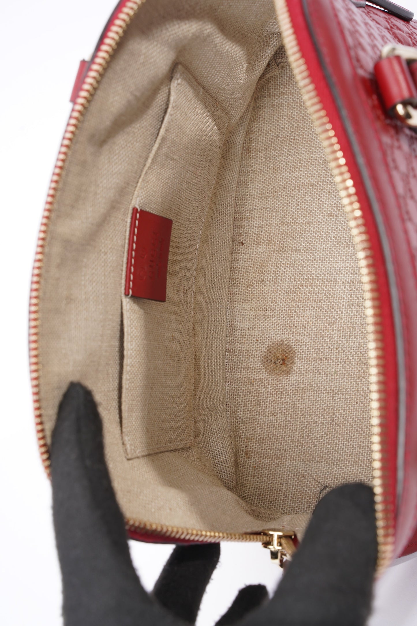 Gucci Microguccissima Mini Dome Red Leather