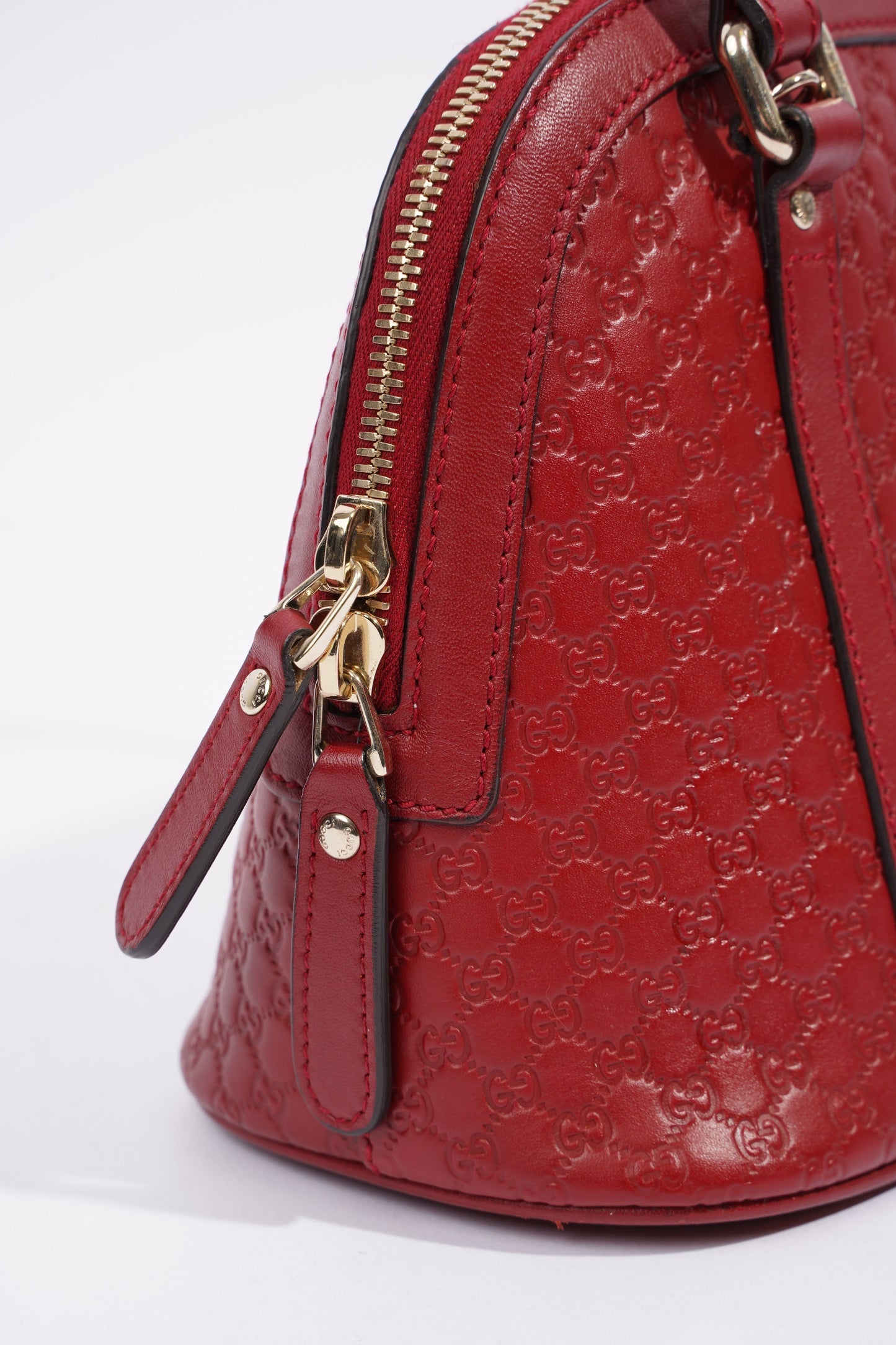 Gucci Microguccissima Mini Dome Red Leather
