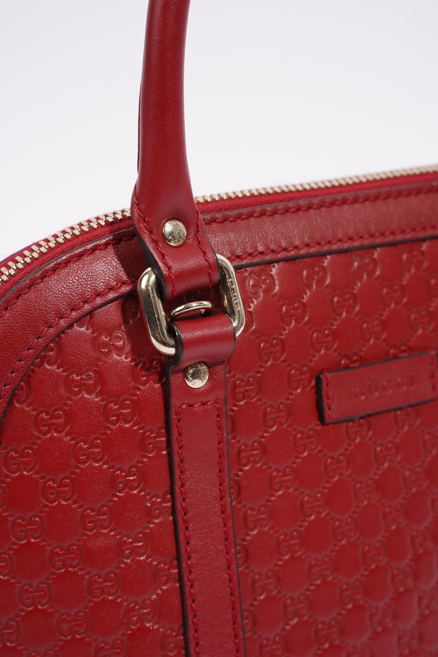 Gucci Microguccissima Mini Dome Red Leather