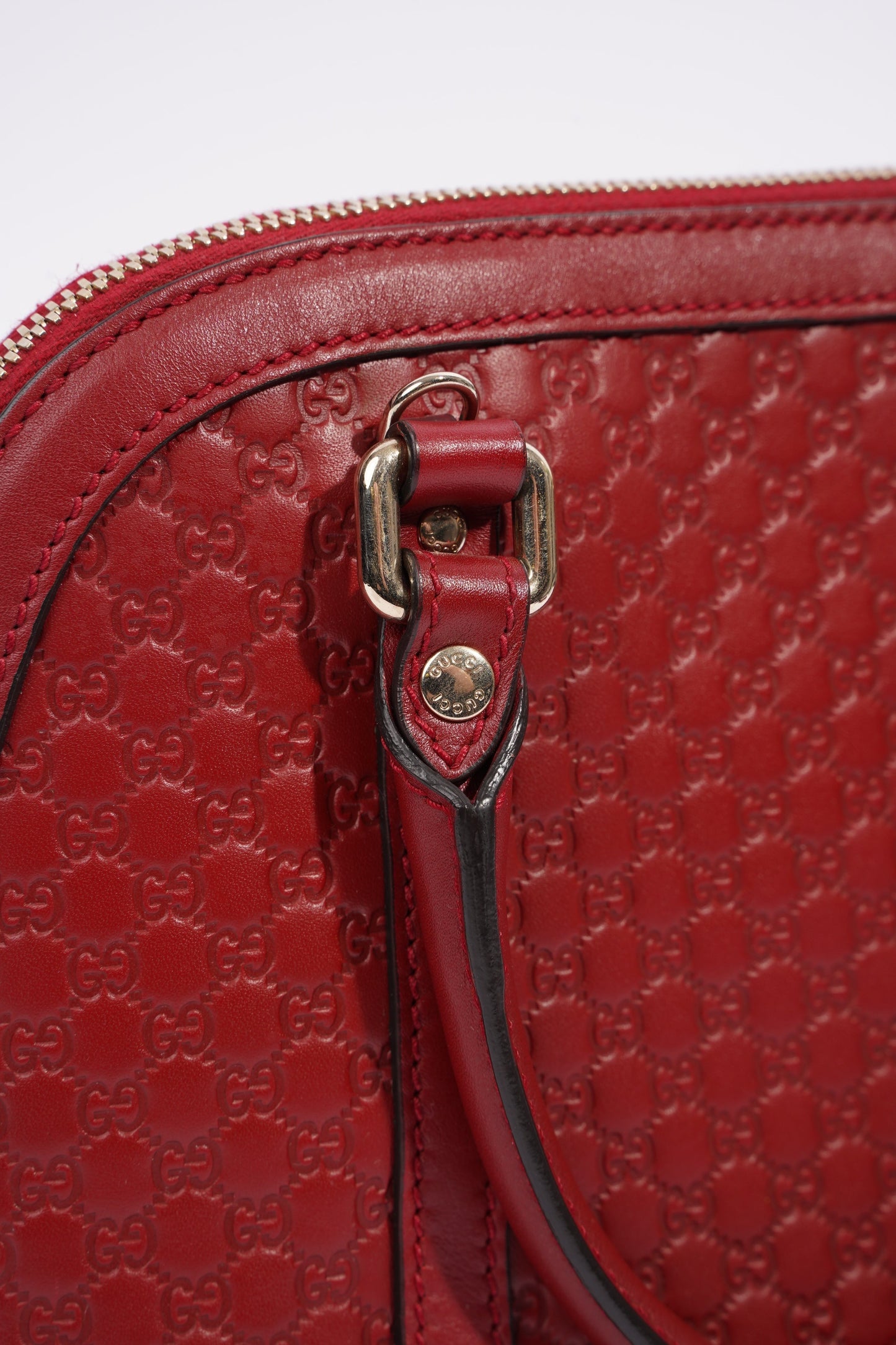 Gucci Microguccissima Mini Dome Red Leather