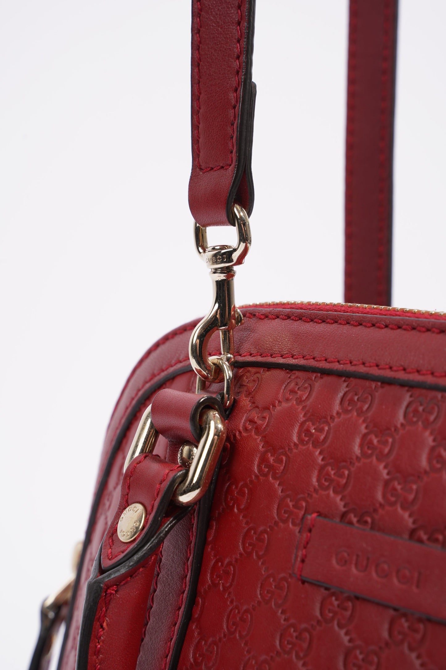 Gucci Microguccissima Mini Dome Red Leather