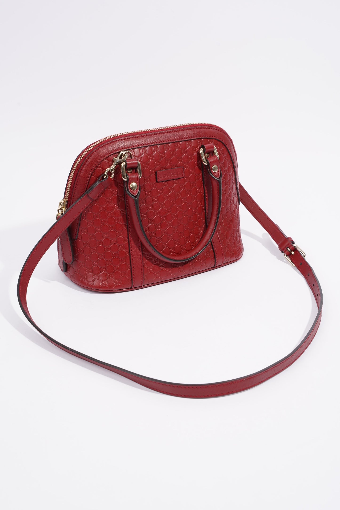 Gucci Microguccissima Mini Dome Red Leather