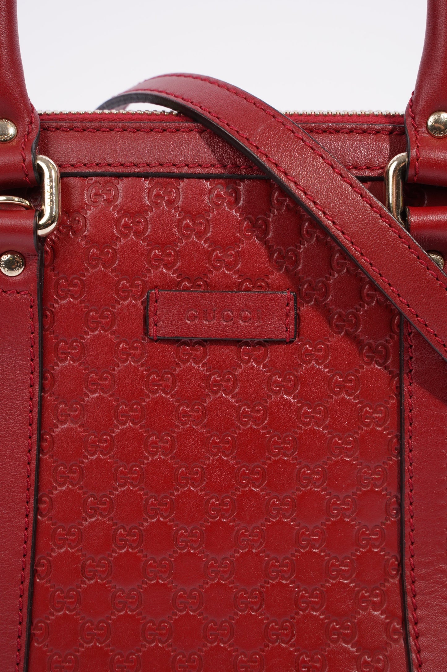 Gucci Microguccissima Mini Dome Red Leather