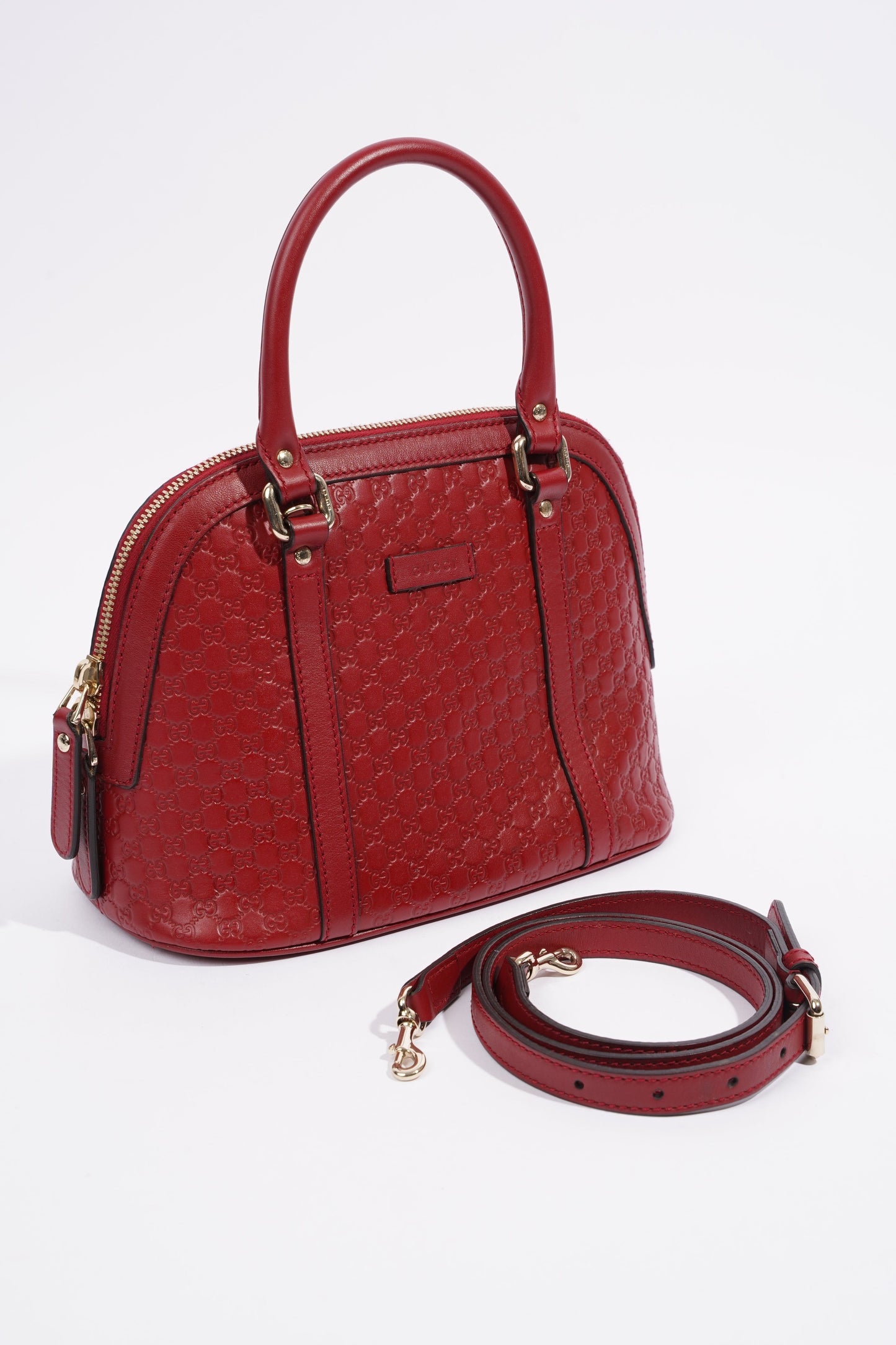 Gucci Microguccissima Mini Dome Red Leather