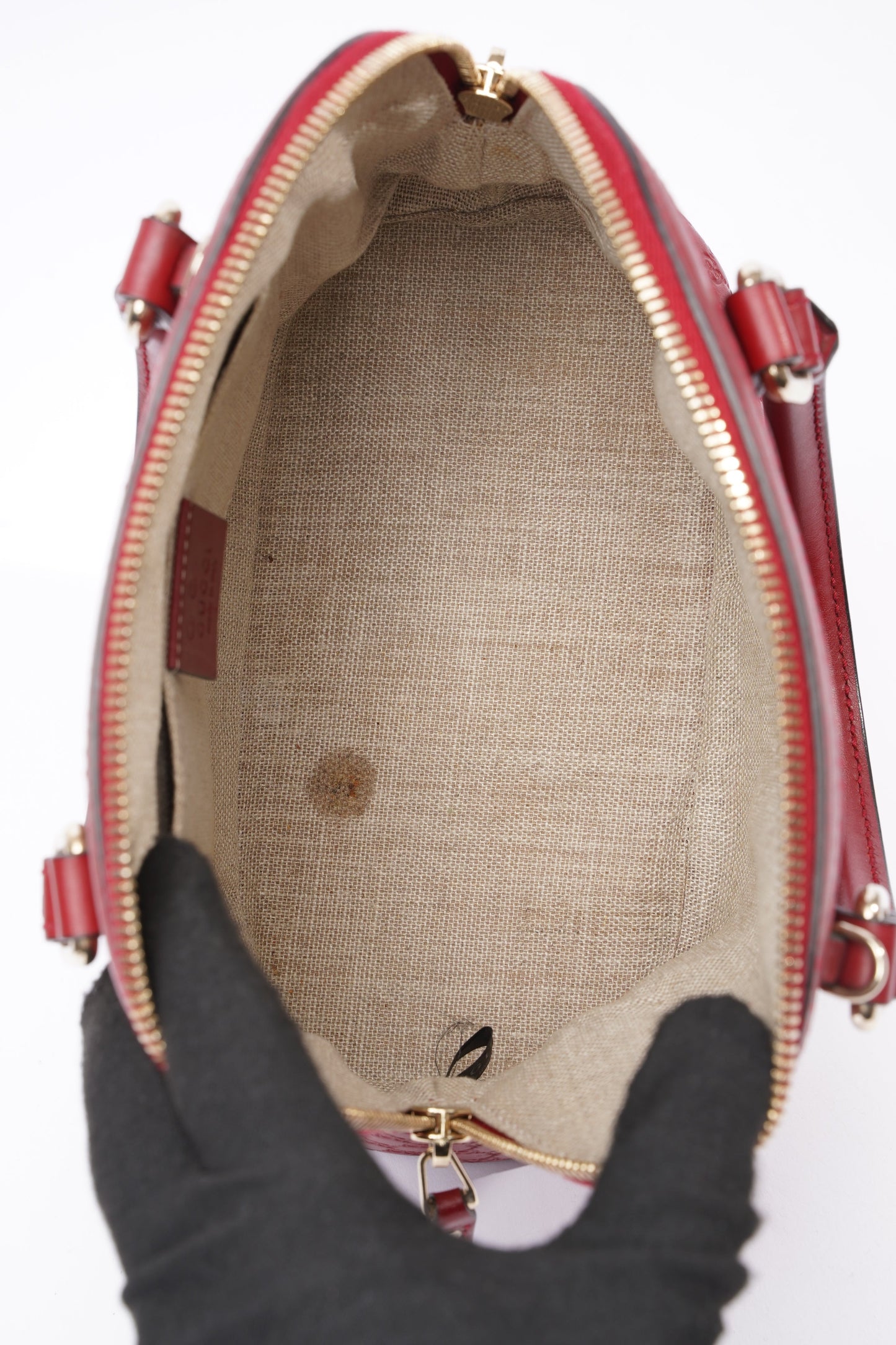 Gucci Microguccissima Mini Dome Red Leather