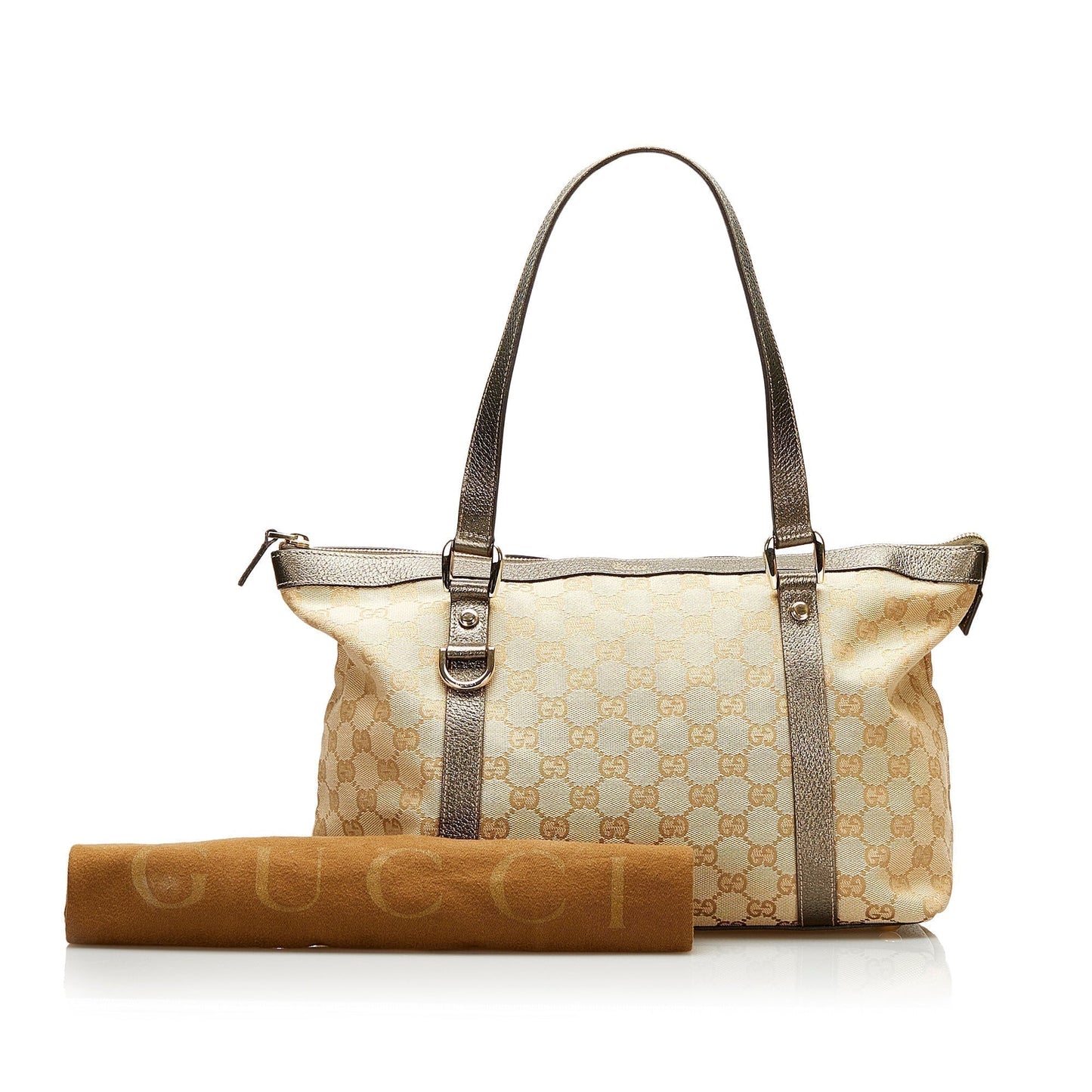 Gucci GG Canvas Abbey-D Ring Shoulder Bag