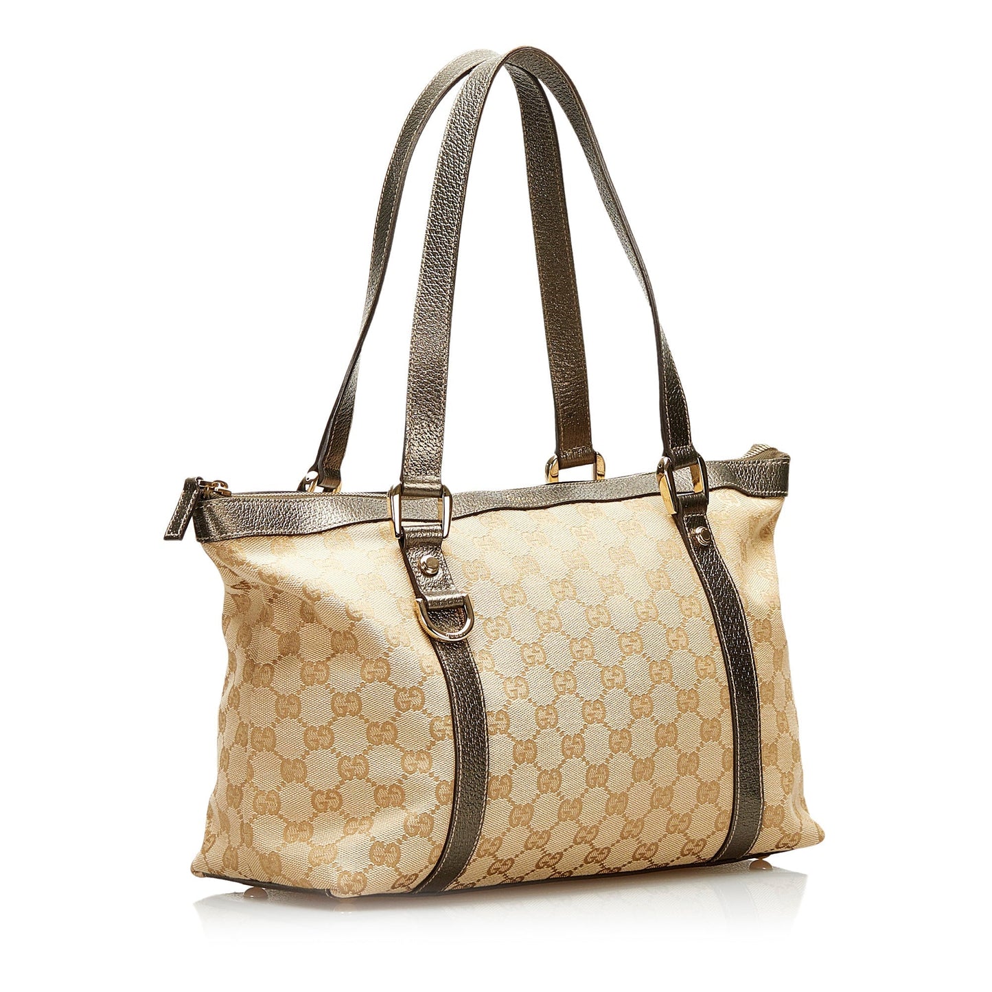 Gucci GG Canvas Abbey-D Ring Shoulder Bag