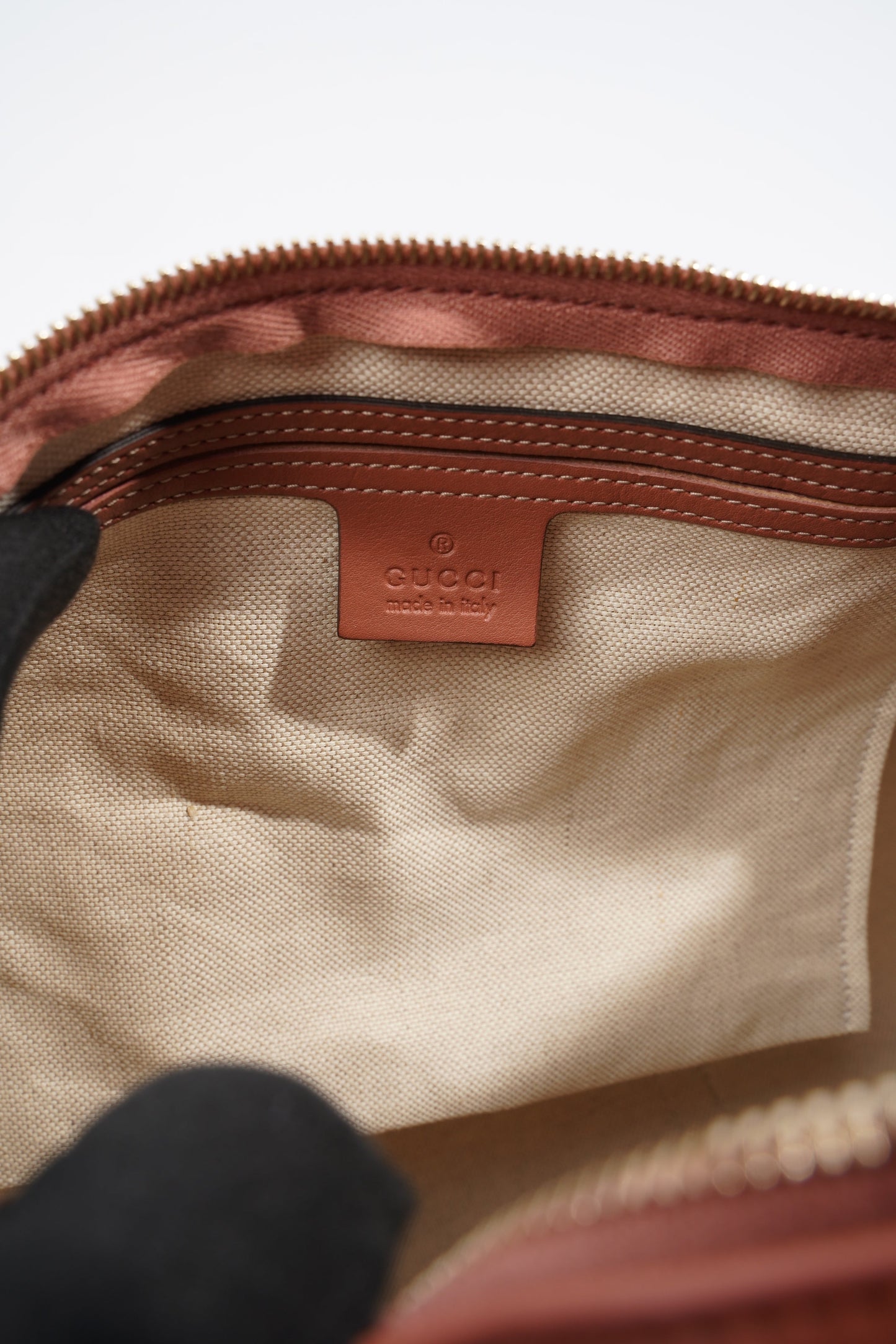 Gucci GG Supreme Stars Joy Boston Beige / Dusty Pink Coated Canvas Medium