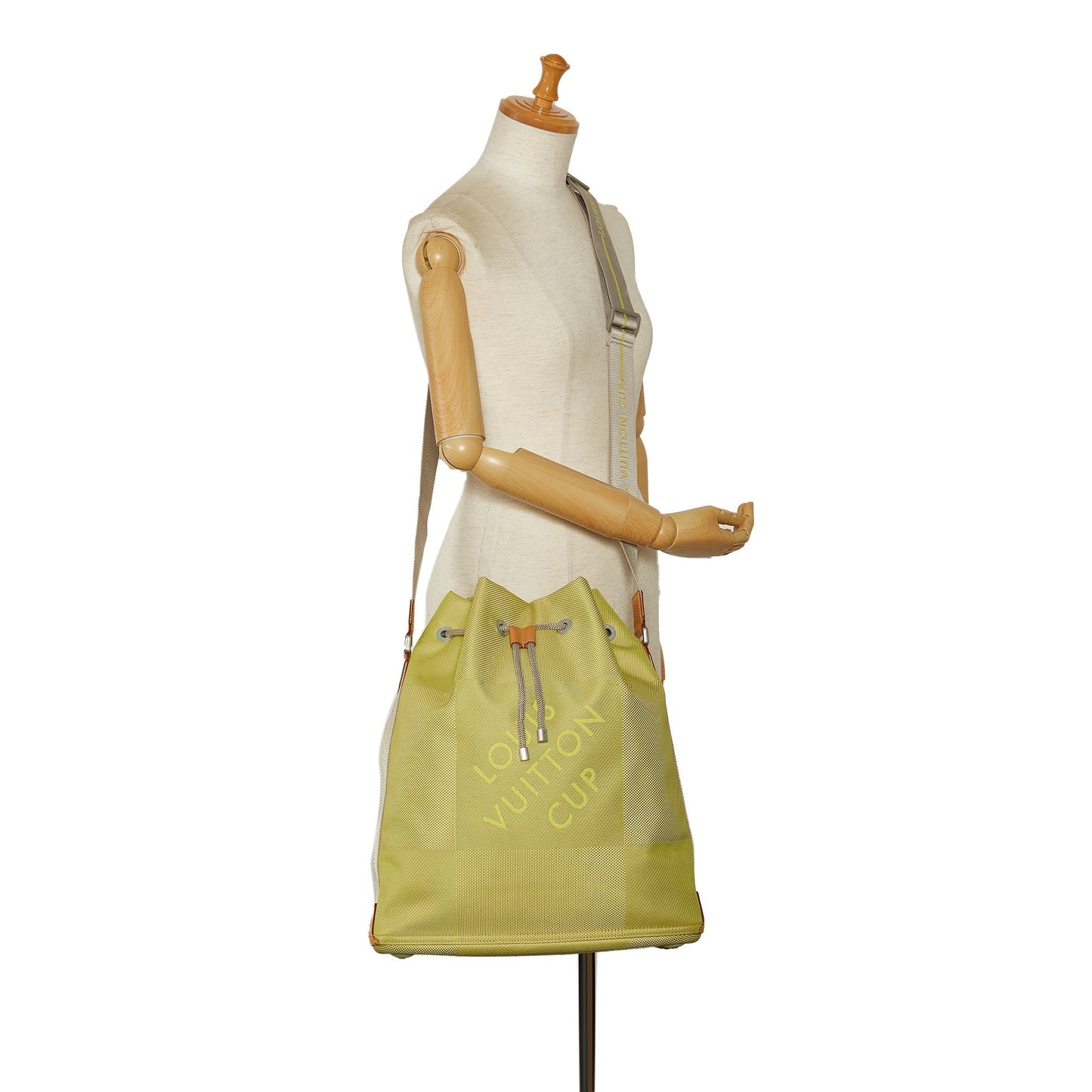 Green Louis Vuitton Damier Geant LV Cup Volunteer Bucket Bag
