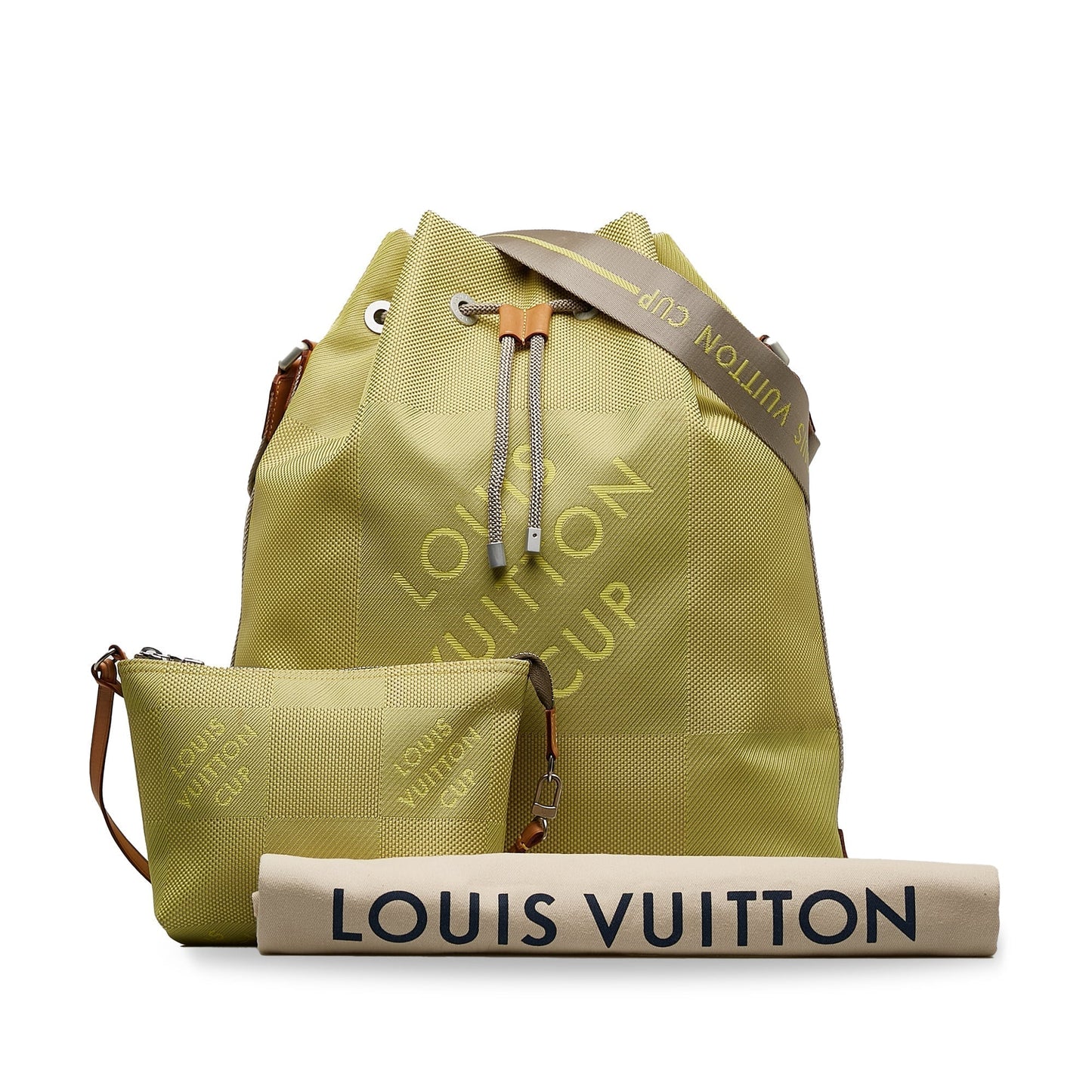 Green Louis Vuitton Damier Geant LV Cup Volunteer Bucket Bag