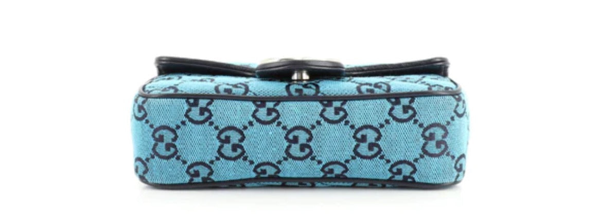 Gucci GG Marmont Mini Bag in Blue