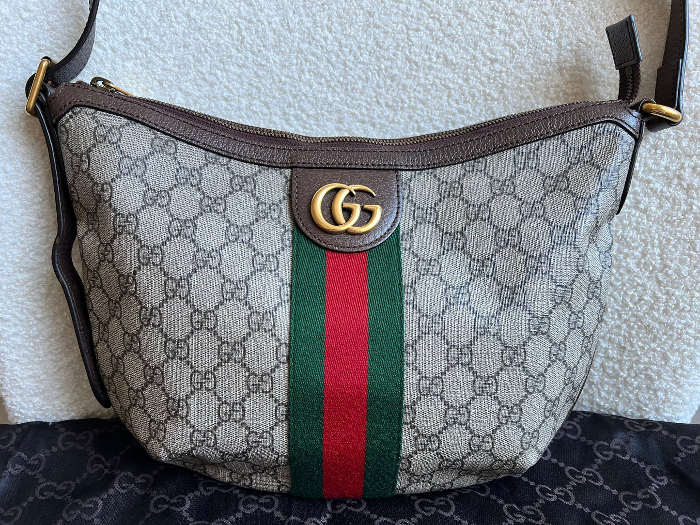 Gucci GG Supreme Ophidia Small Shoulder Bag (RRP £1190)