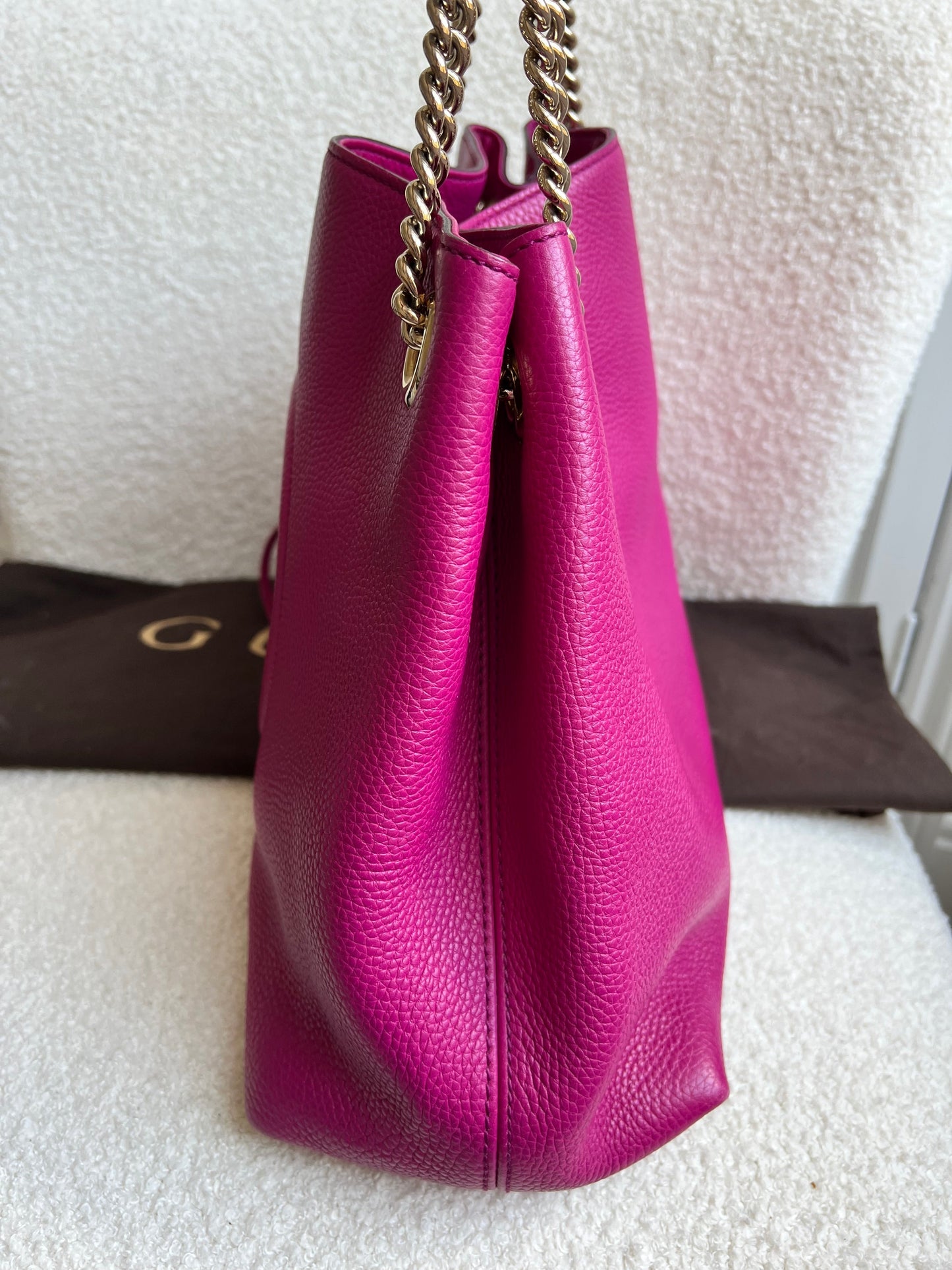 Gucci Pink Soho Chain Tote (RRP £1350)