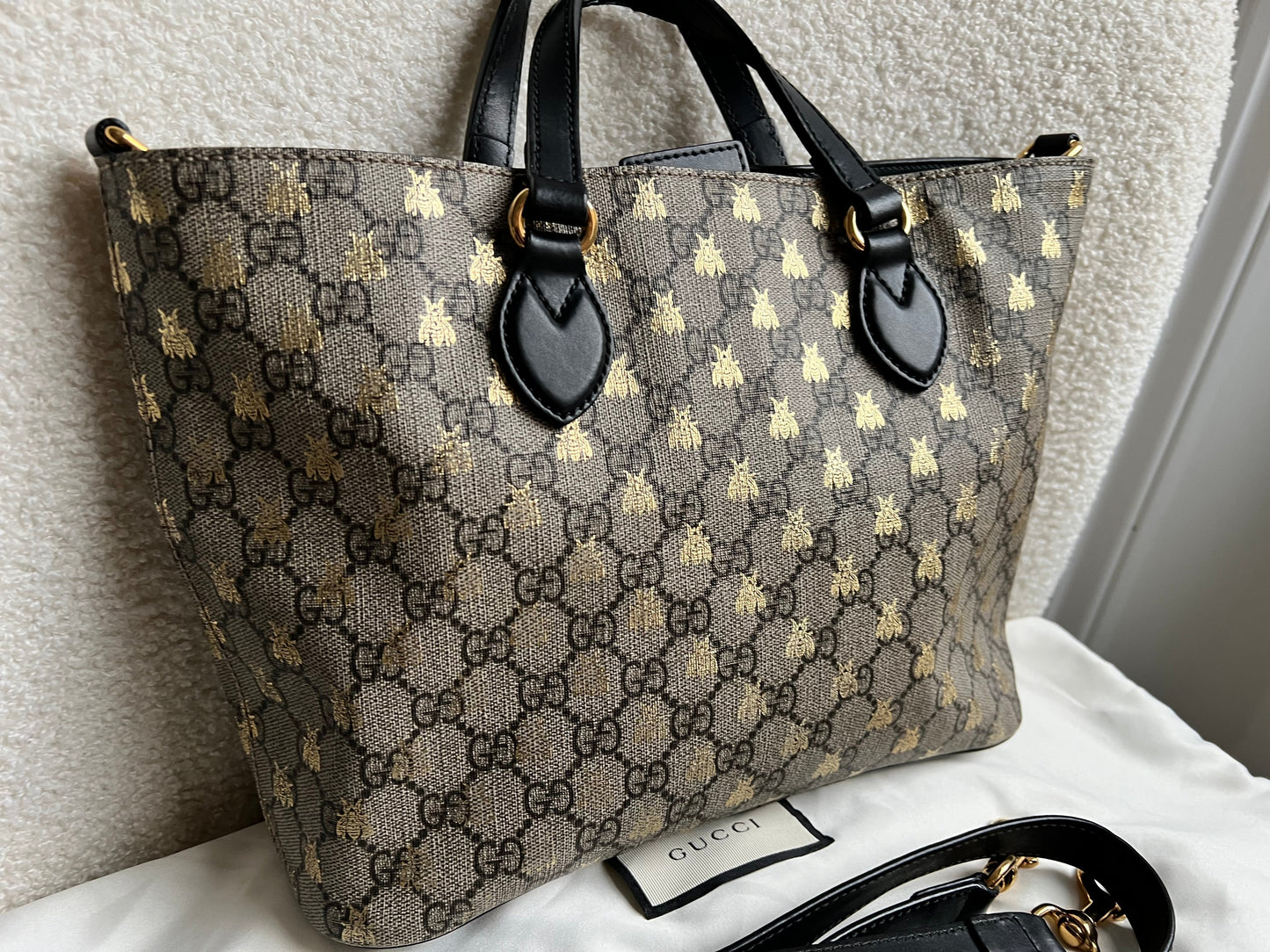 Gucci Supreme Bees Small Tote