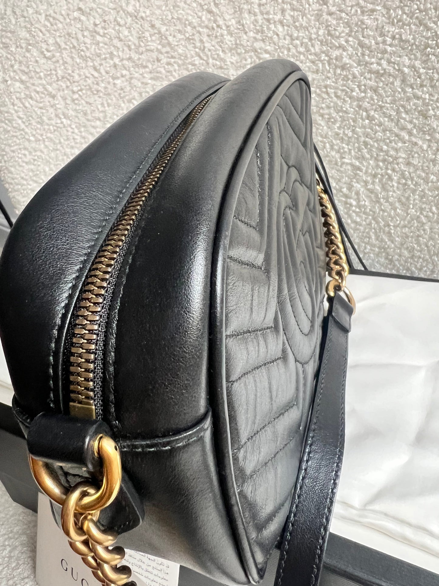 Gucci GG Black Marmont Small Shoulder Bag (RRP £1440)