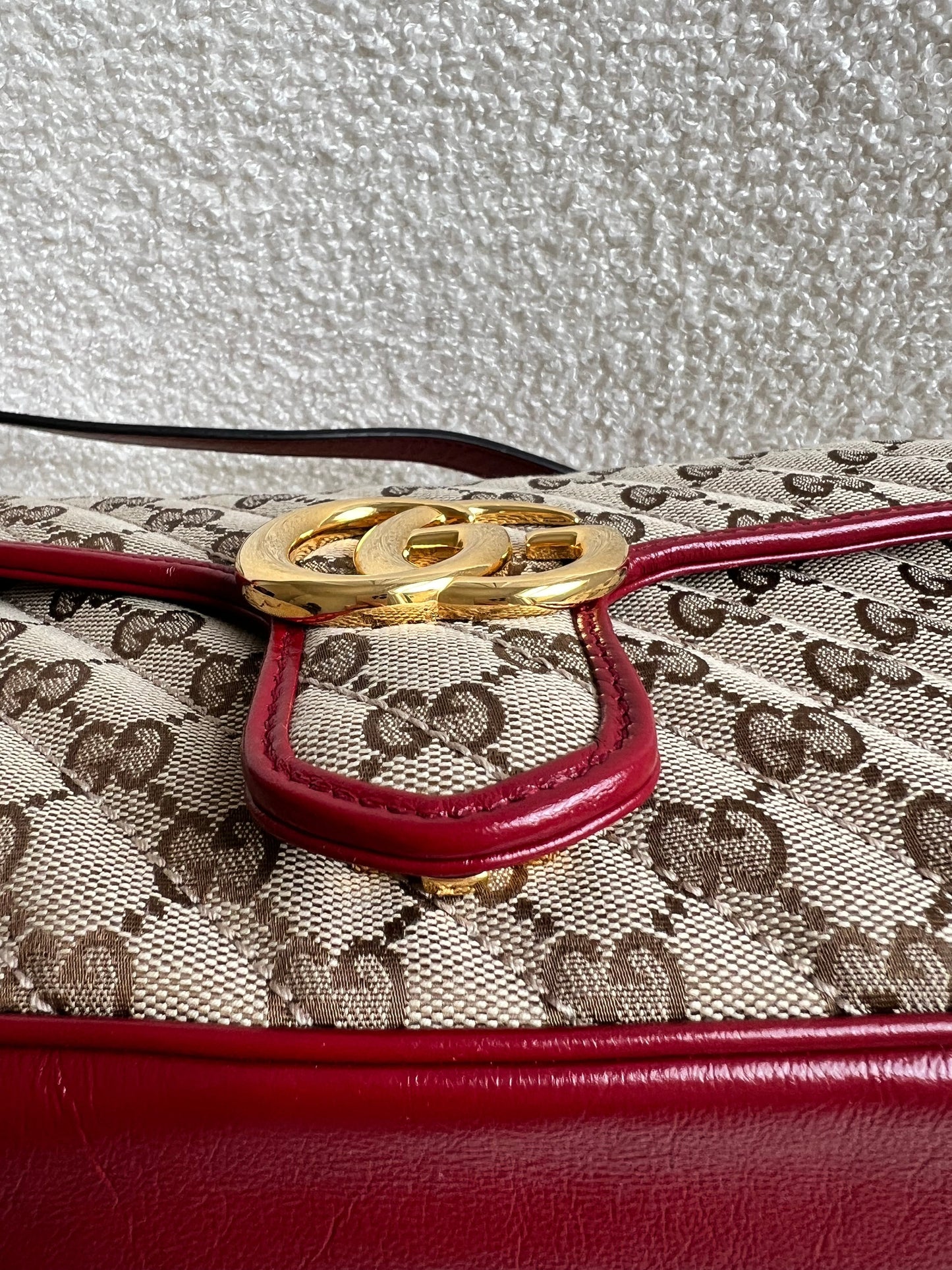 Gucci GG Beige Marmont Small Shoulder Bag (RRP £1,570)