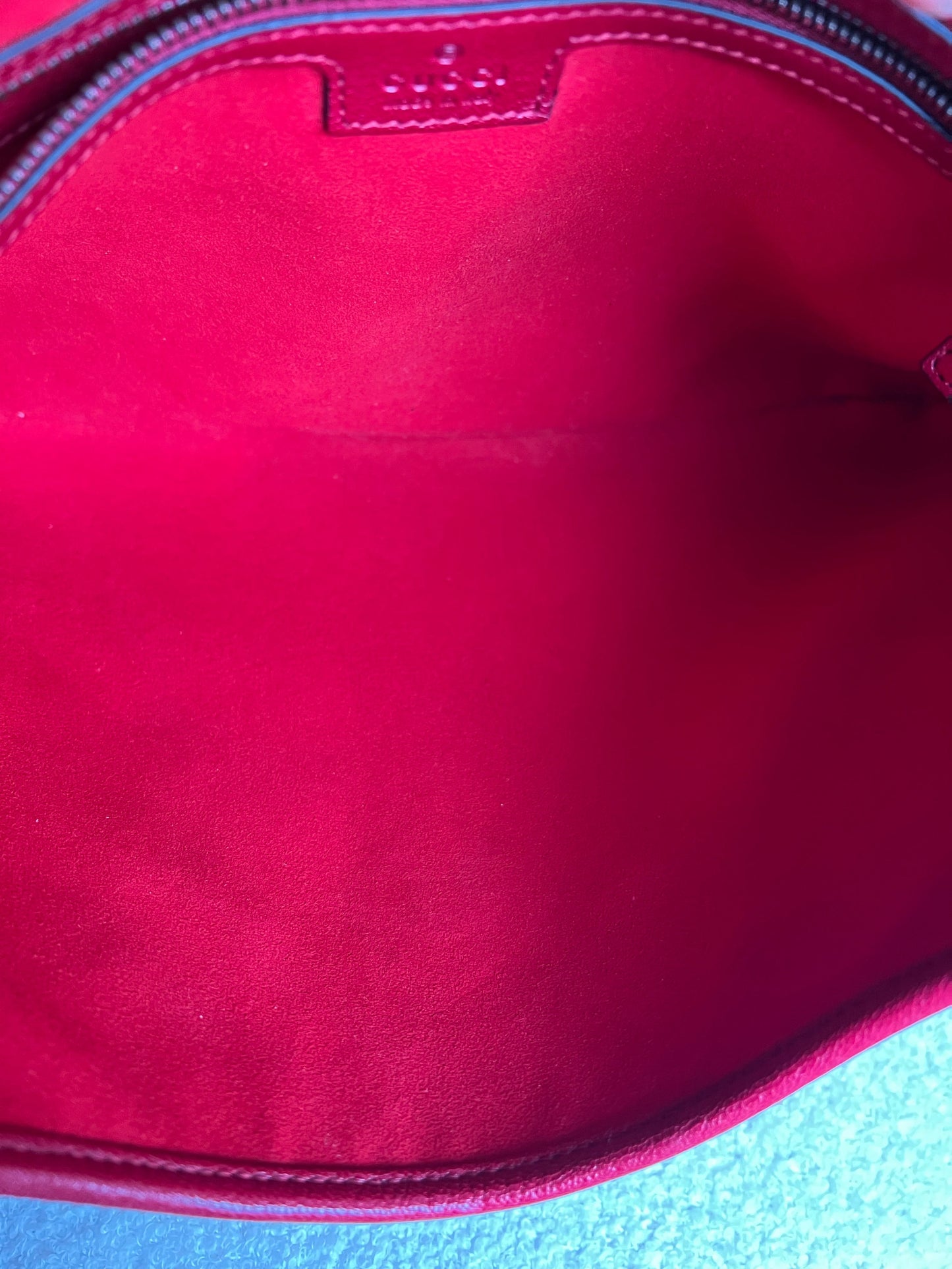 Gucci Red Large Aphrodite Shoulder Bag (RRP £1760)