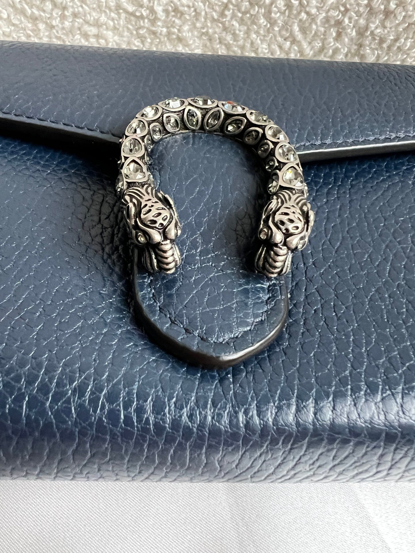 Gucci Dionysus Navy Mini Chain Bag (RRP £1340)