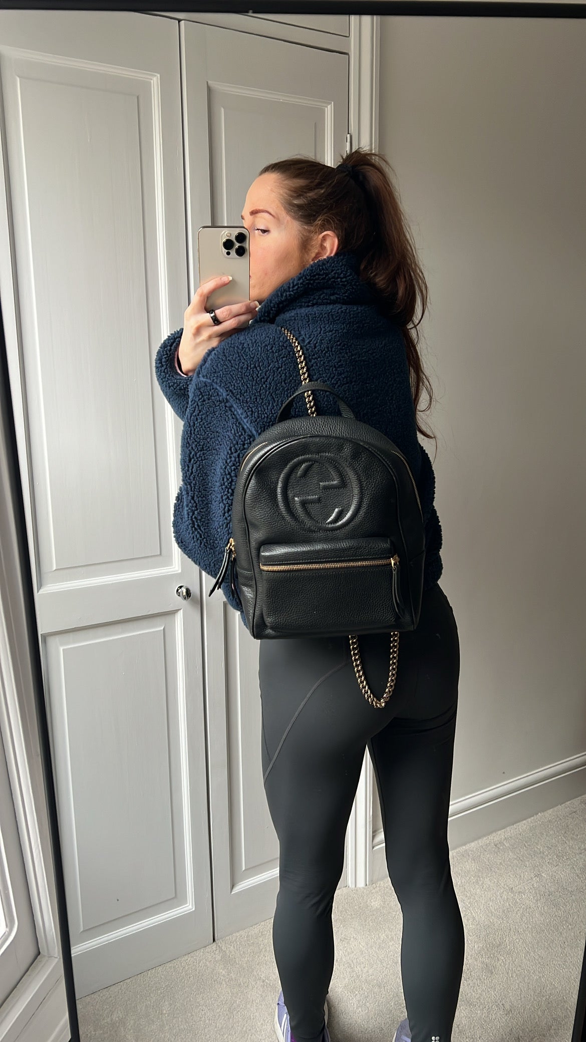 Gucci GG Black Soho Backpack