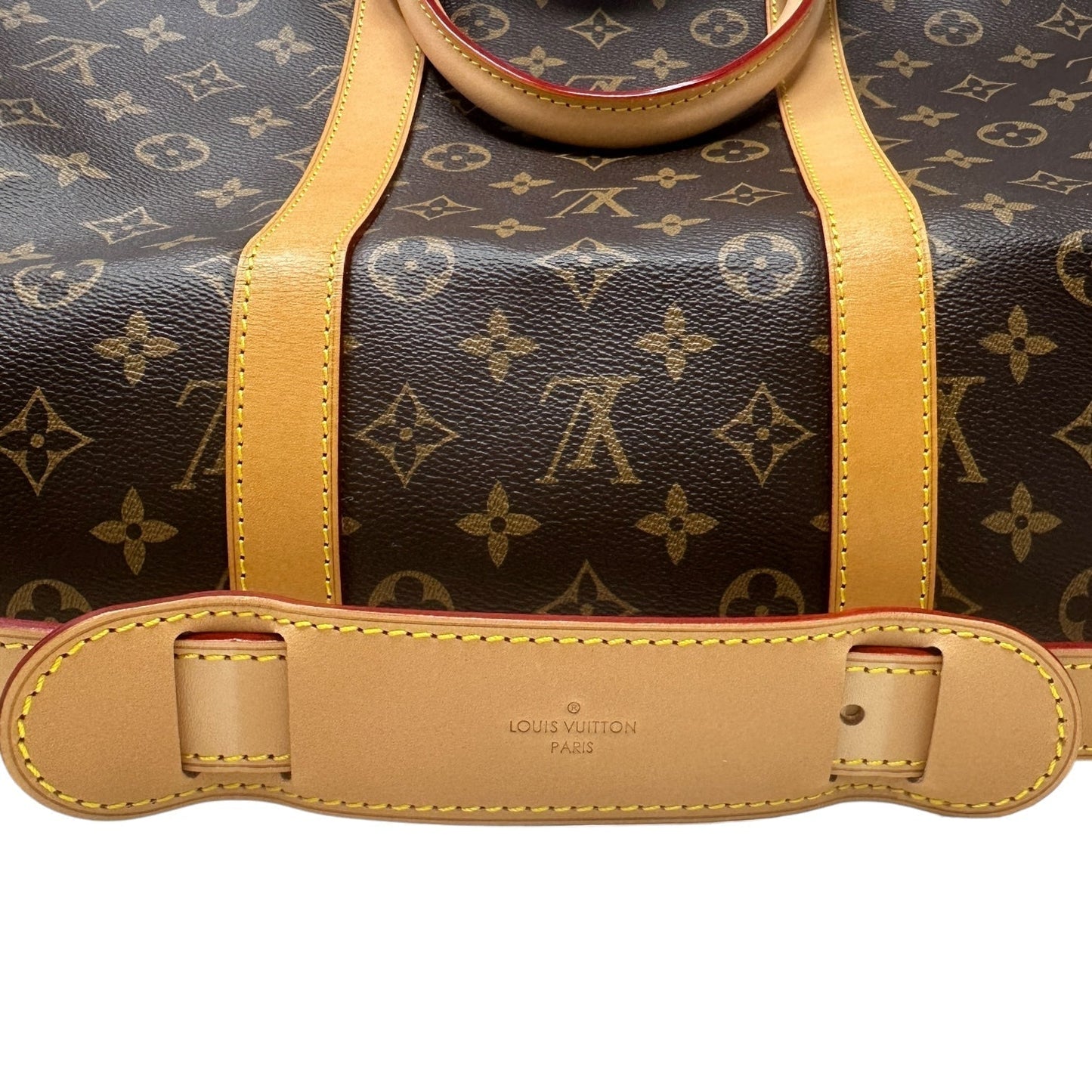 Keepall 55 Luxury Designer By Louis Vuitton In Monogram Canvas, Size: Large