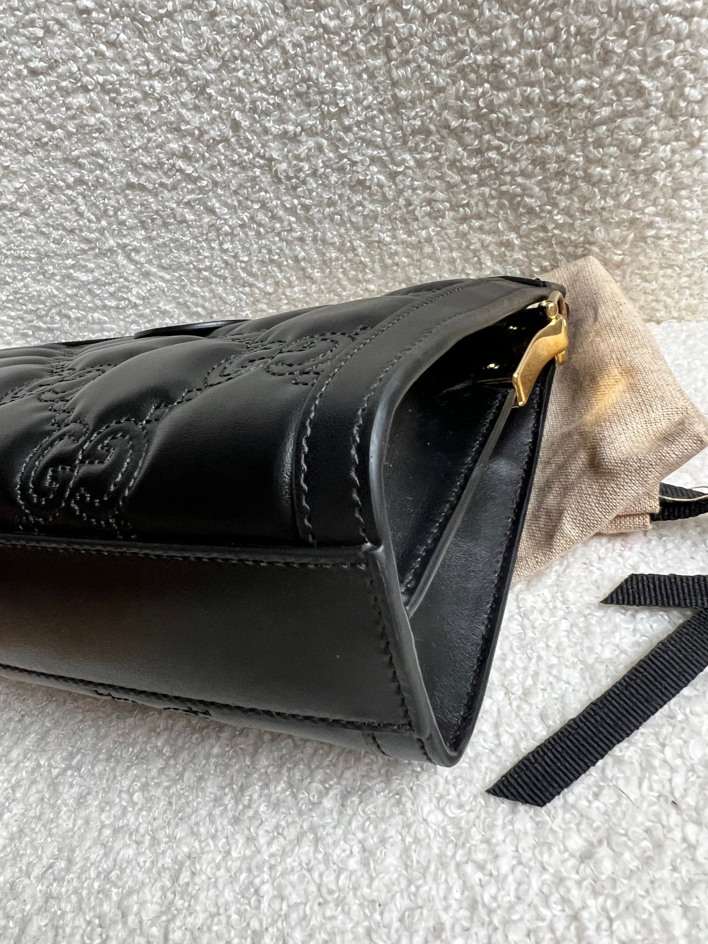 Gucci GG Matelasse Black Shoulder Bag (RRP £2230)