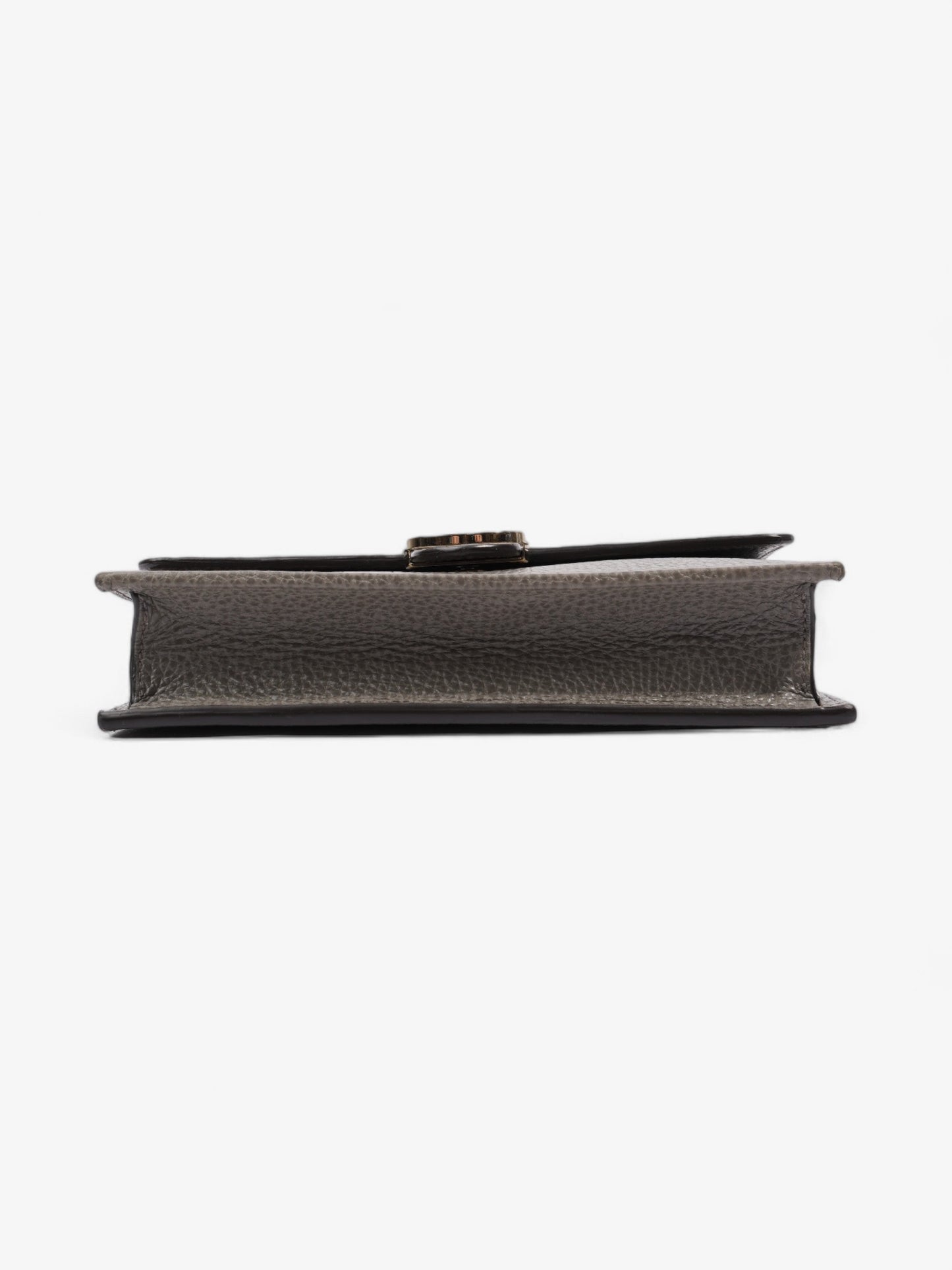 Gucci Interlocking G Chain Wallet Grey Leather