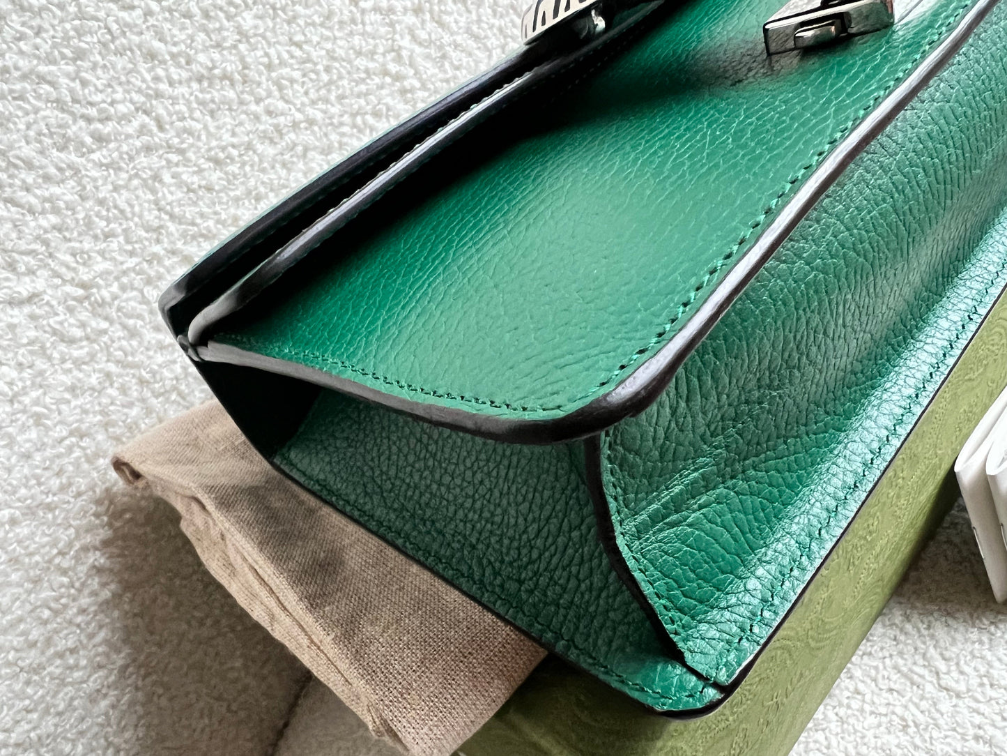 Gucci Dionysus GG Green Small Shoulder Bag (RRP £2,670)