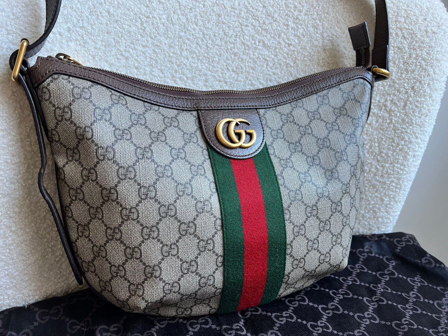 Gucci GG Supreme Ophidia Small Shoulder Bag (RRP £1190)