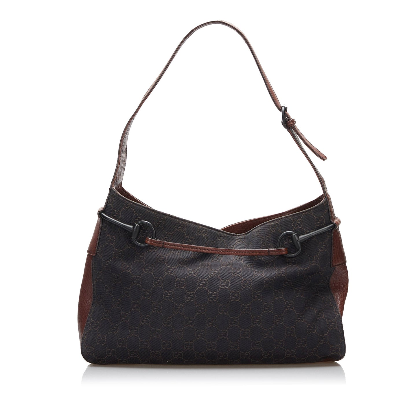 Gucci GG Canvas Horsebit Shoulder Bag