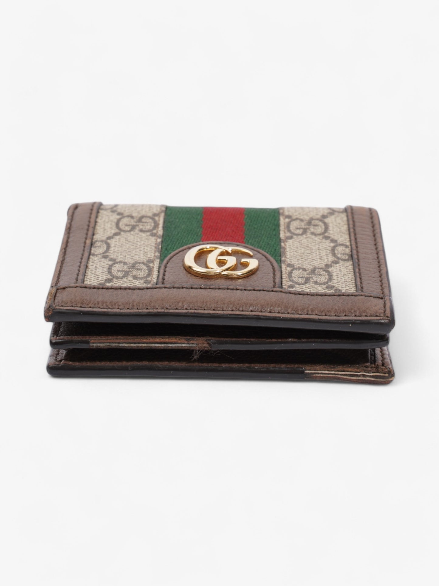 Gucci GG Ophidia Wallet GG Supreme / Brown / Gold Canvas