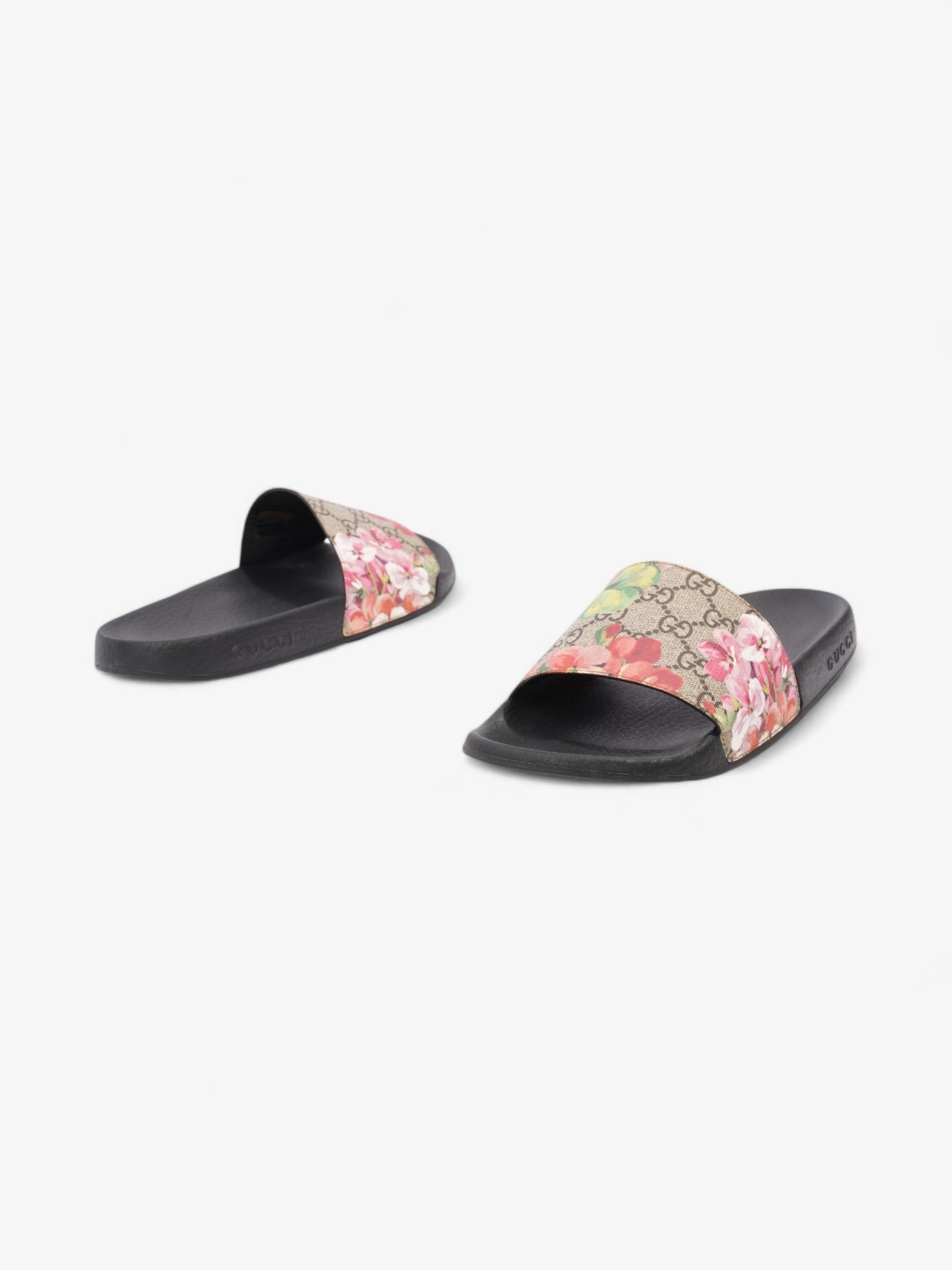 Gucci GG Blooms Supreme slides Beige / Floral Canvas EU 39 UK 6
