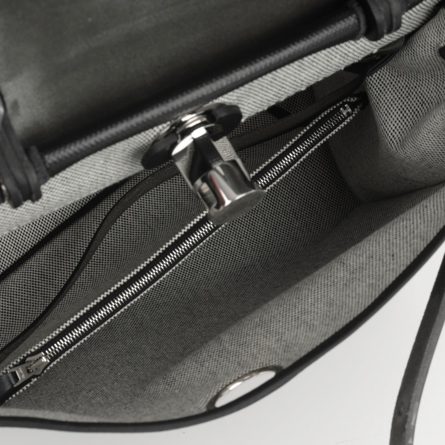 Hermès Hermes - Herbag 31 - Noir Berline Toile PHW - 2024 - Brand New