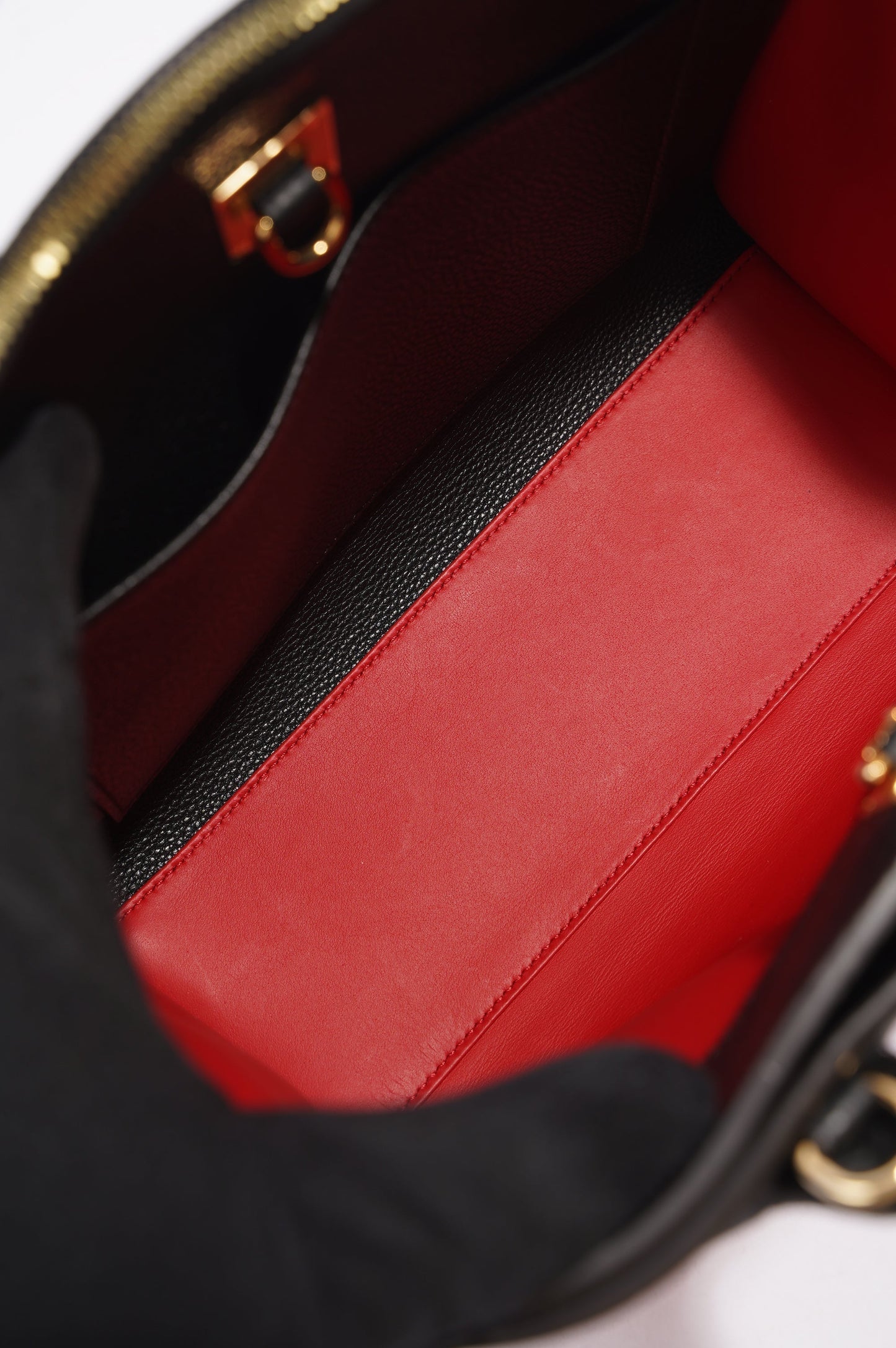 Louis Vuitton City Steamer Red / Black Leather PM