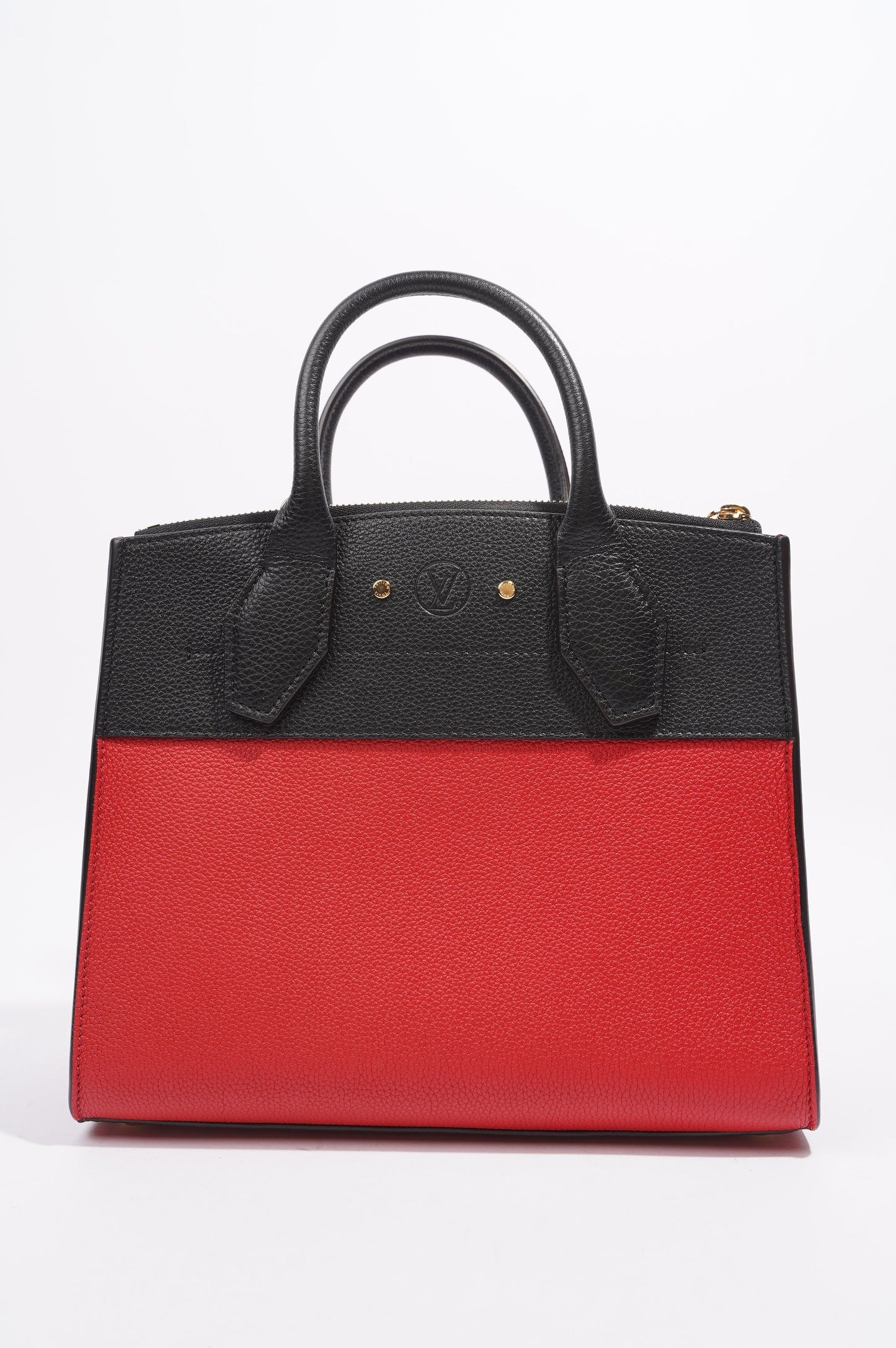 Louis Vuitton City Steamer Red / Black Leather PM