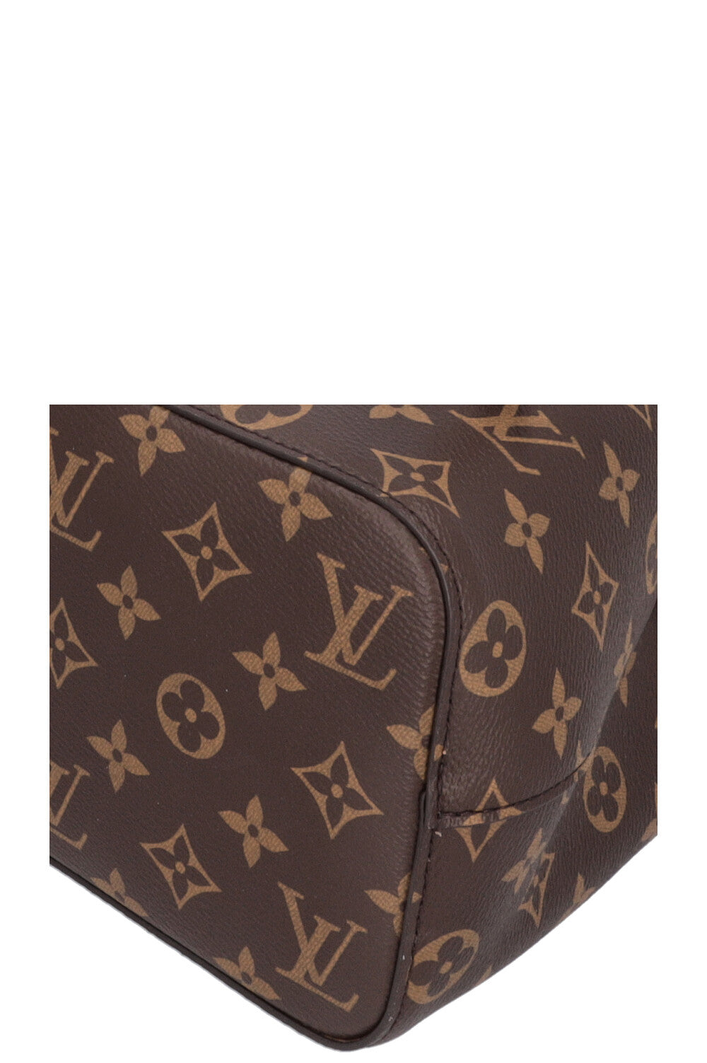LOUIS VUITTON BB Neonoe Shearling Bucket Bag Cozygram Canvas