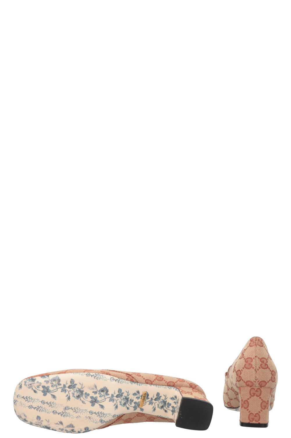 GUCCI GG Heels Beige Ruggine