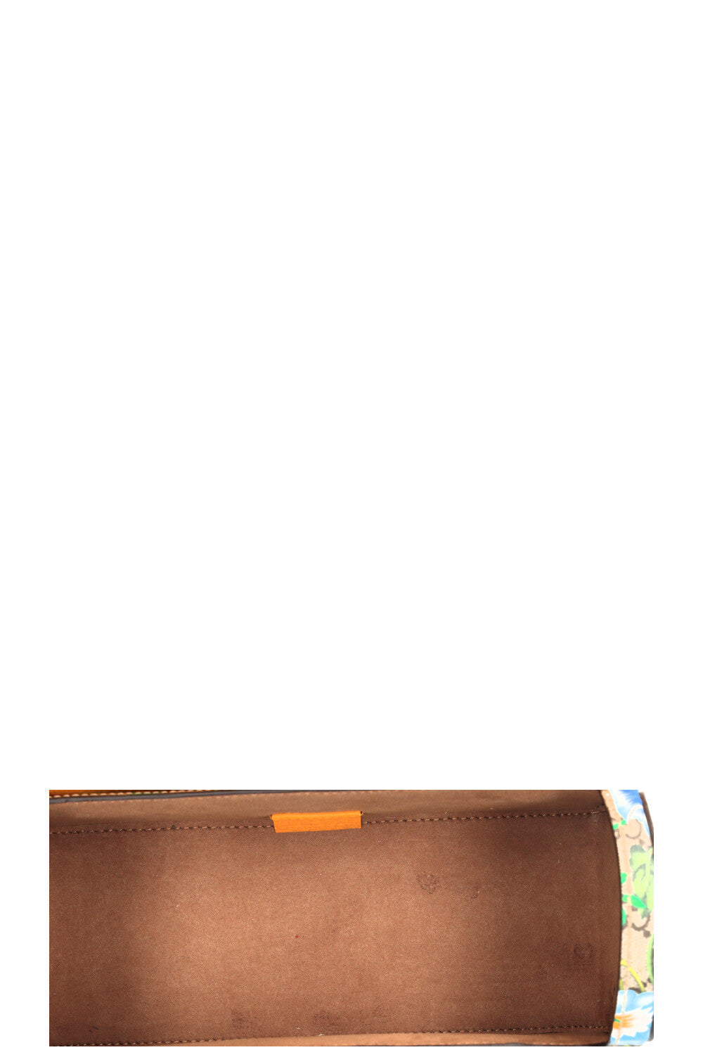 GUCCI Padlock Bamboo Bag Flora GG