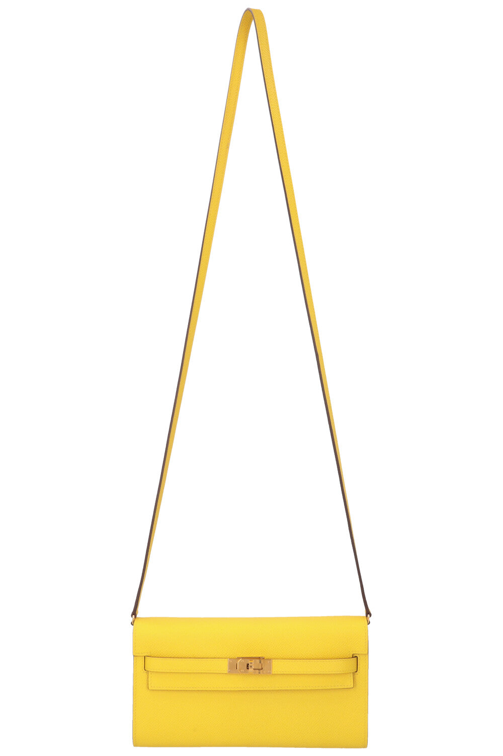 HERMES Kelly To Go Epsom Jaune Citron