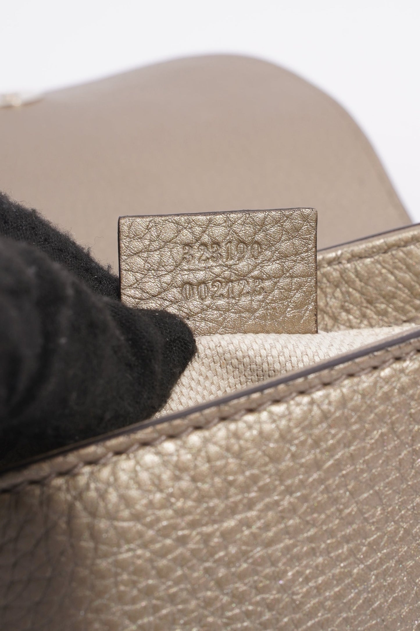 Gucci Soho Chain Bronze Grained Leather Small