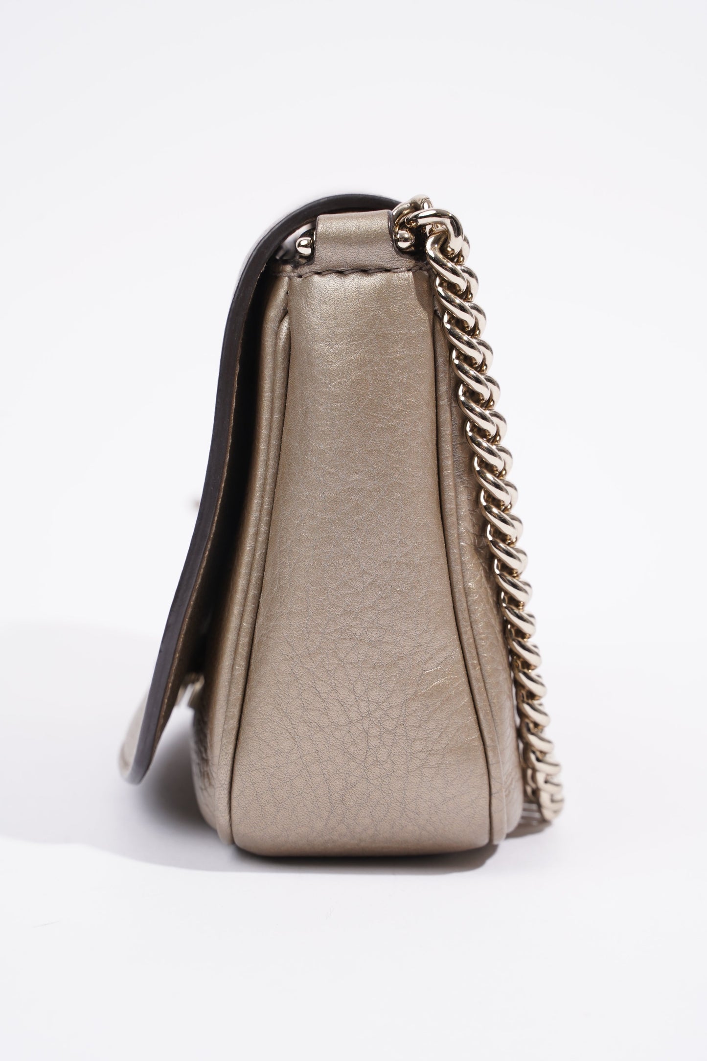 Gucci Soho Chain Bronze Grained Leather Small