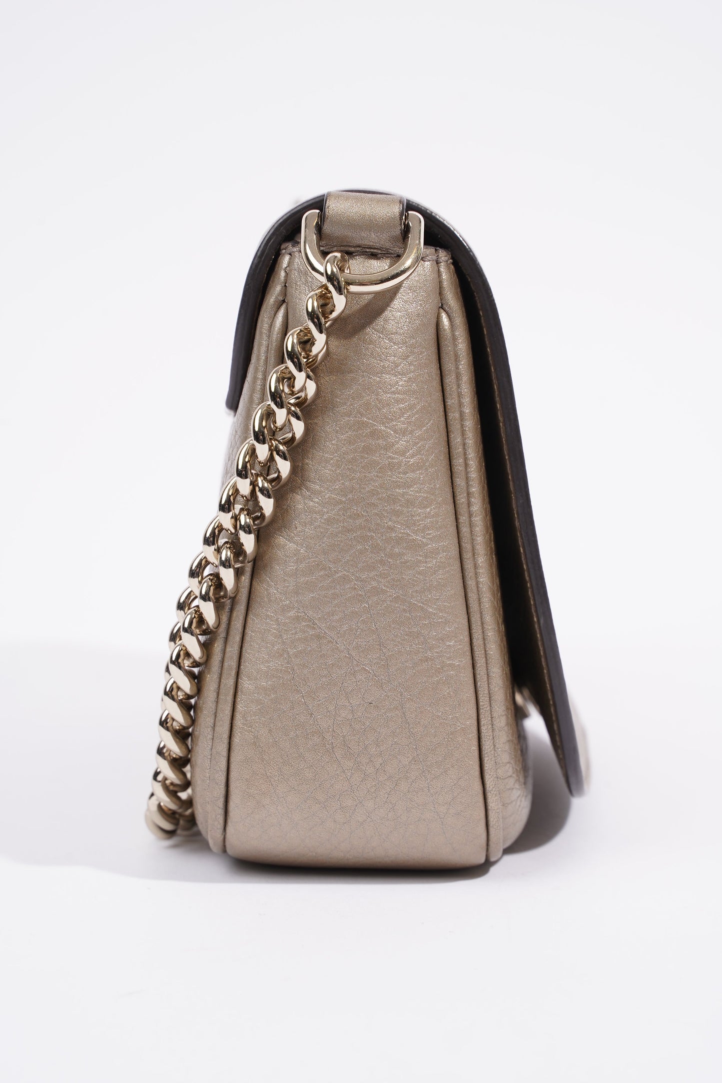 Gucci Soho Chain Bronze Grained Leather Small