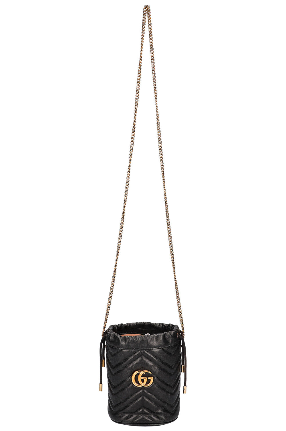 GUCCI Marmont Mini Bucket Bag Black