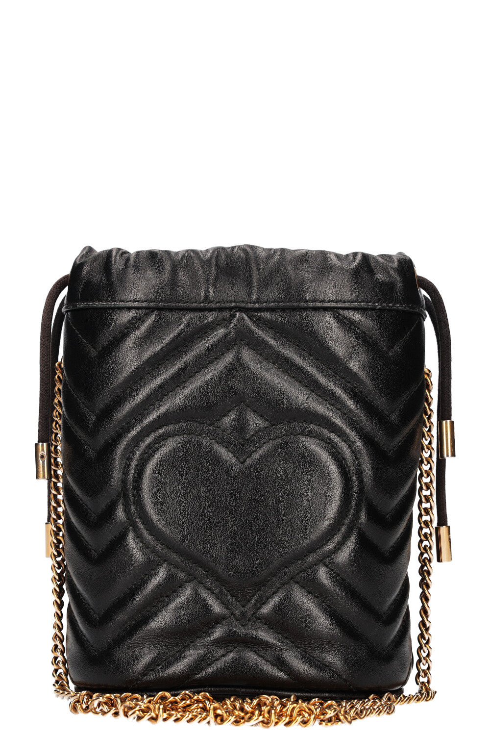 GUCCI Marmont Mini Bucket Bag Black